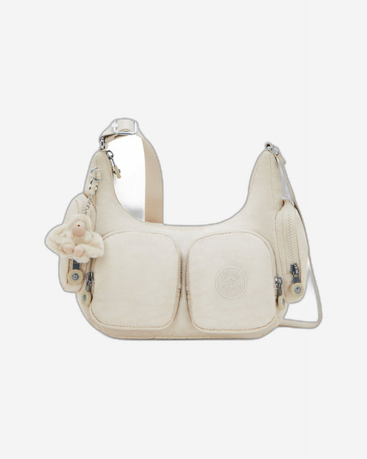 Kipling Rikka S Hideaway Beige Crossbody Bag I4333-7JR