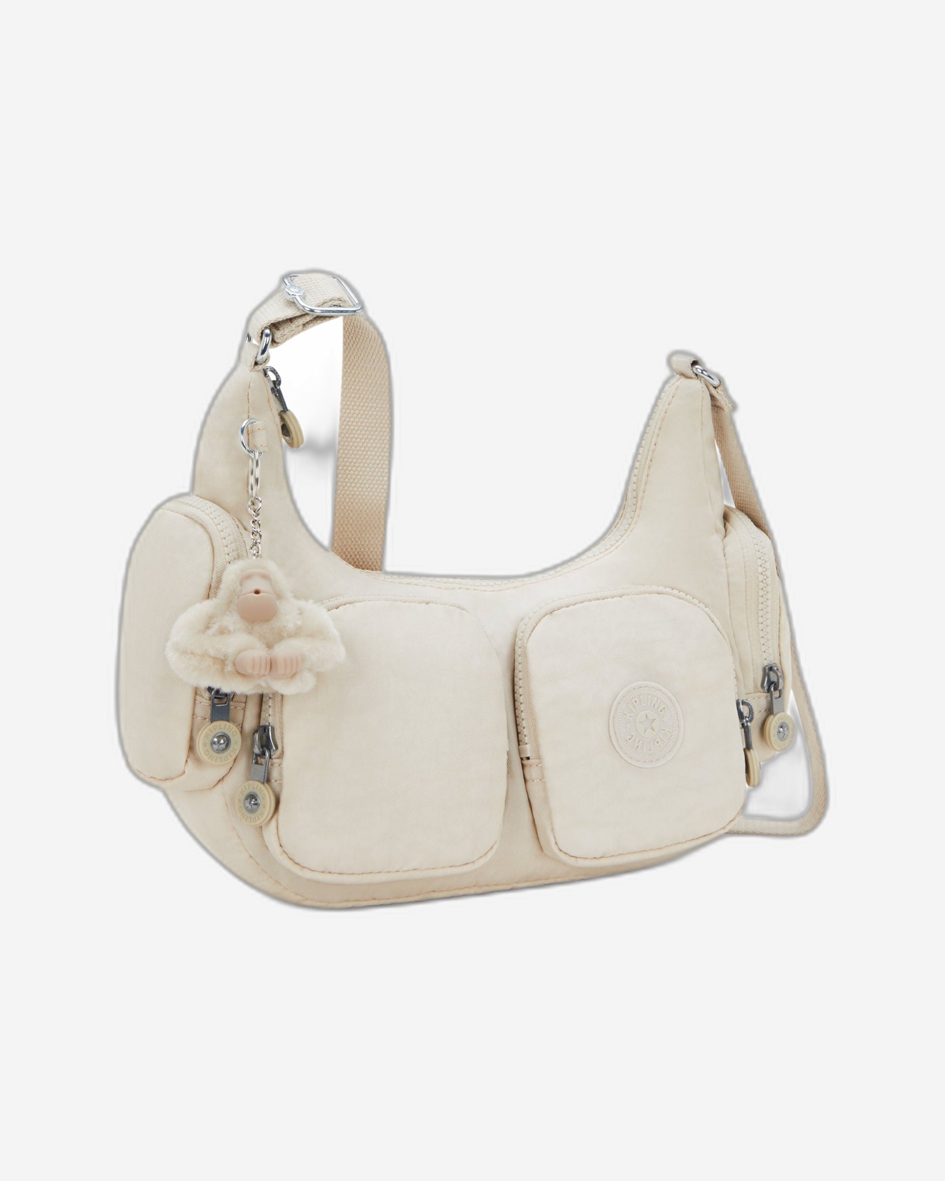 Kipling Rikka S Hideaway Beige Crossbody Bag I4333-7JR