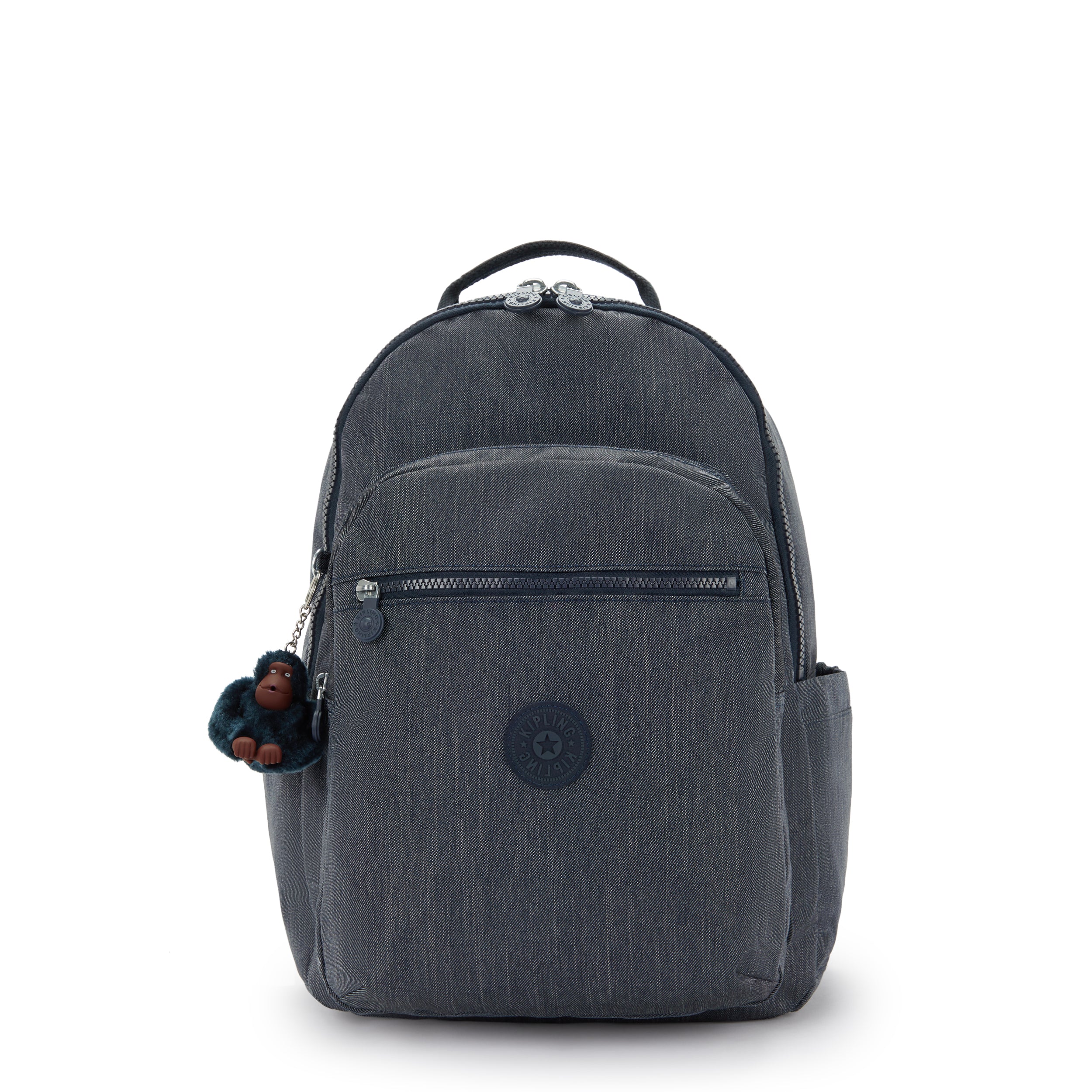 Kipling Seoul College Extra Marine Navy Large backpack with laptop compartment I4352-58C