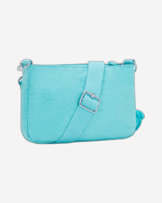 Kipling Milos Up Deepest Aqua Small Shoulder Bag C2I4378-T6E