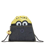 KIPLING-Supertaboo-Medium backpack (with drawstring)-Minion Jeans Bl-I4392-MI8