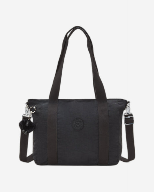 Kipling Asseni S Black Noir Small Tote Bag C2I4400-P39