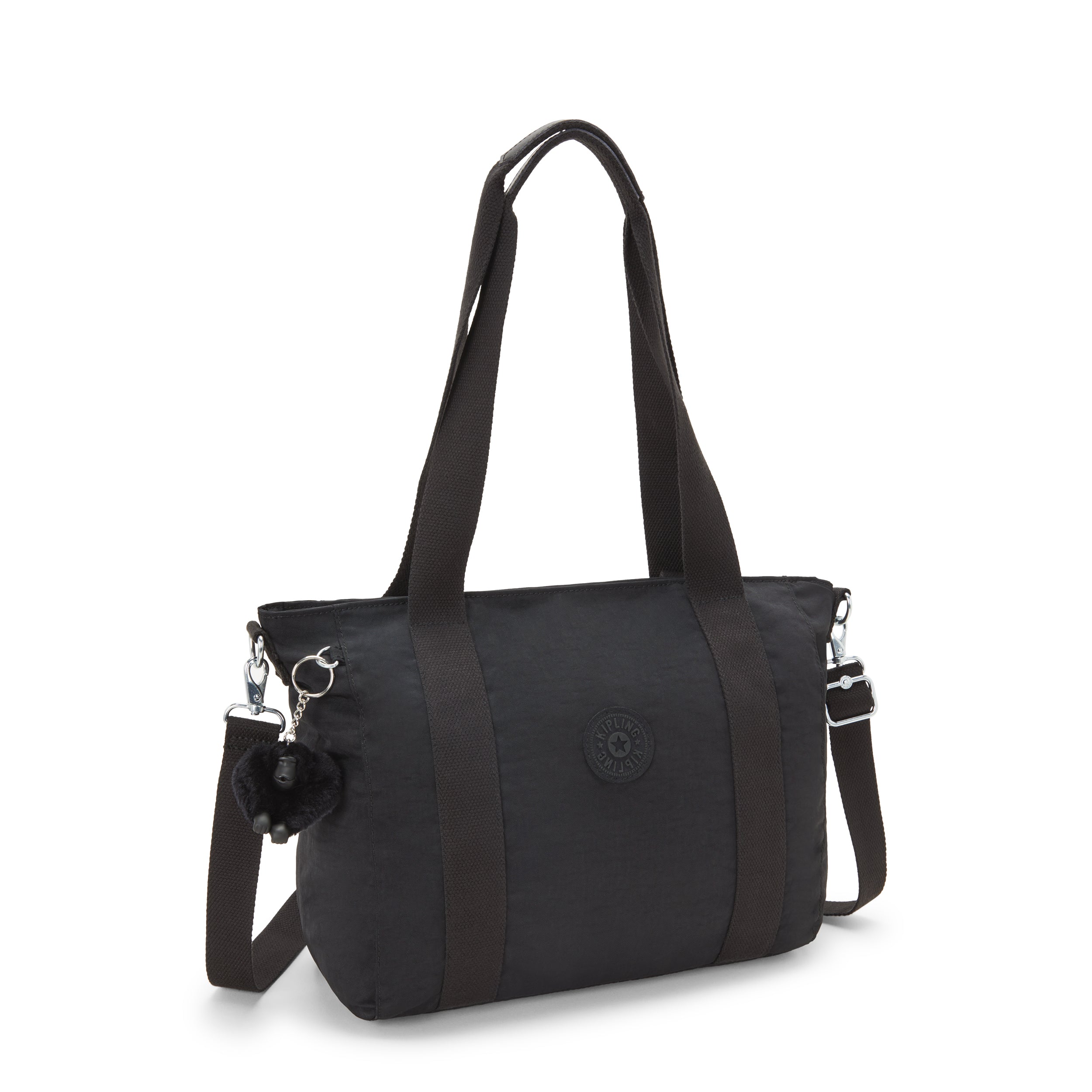 Kipling Asseni S Black Noir Small Tote Bag C2I4400-P39