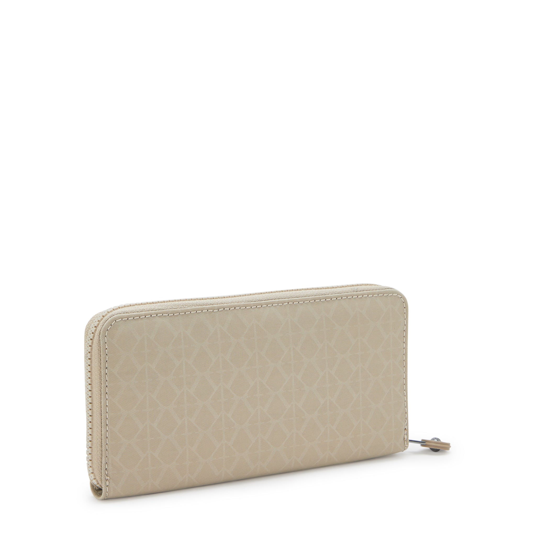 Kipling Money World Signature Beige Embossed Wallet I4464-96A