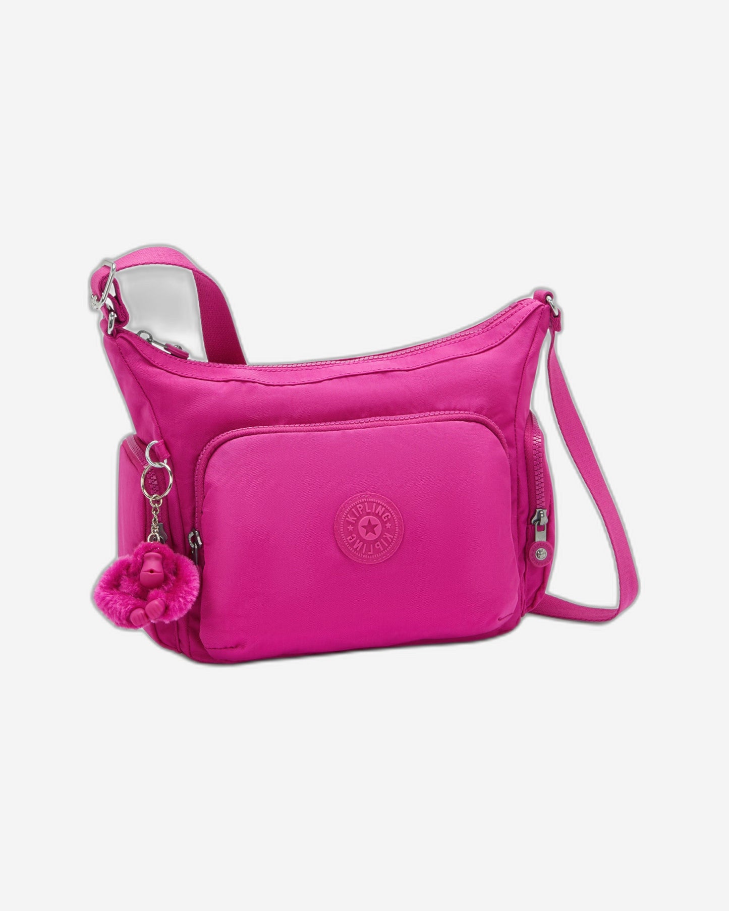 Kipling Gabb S Glowing Fuchsia Medium Crossbody I4493-3KU