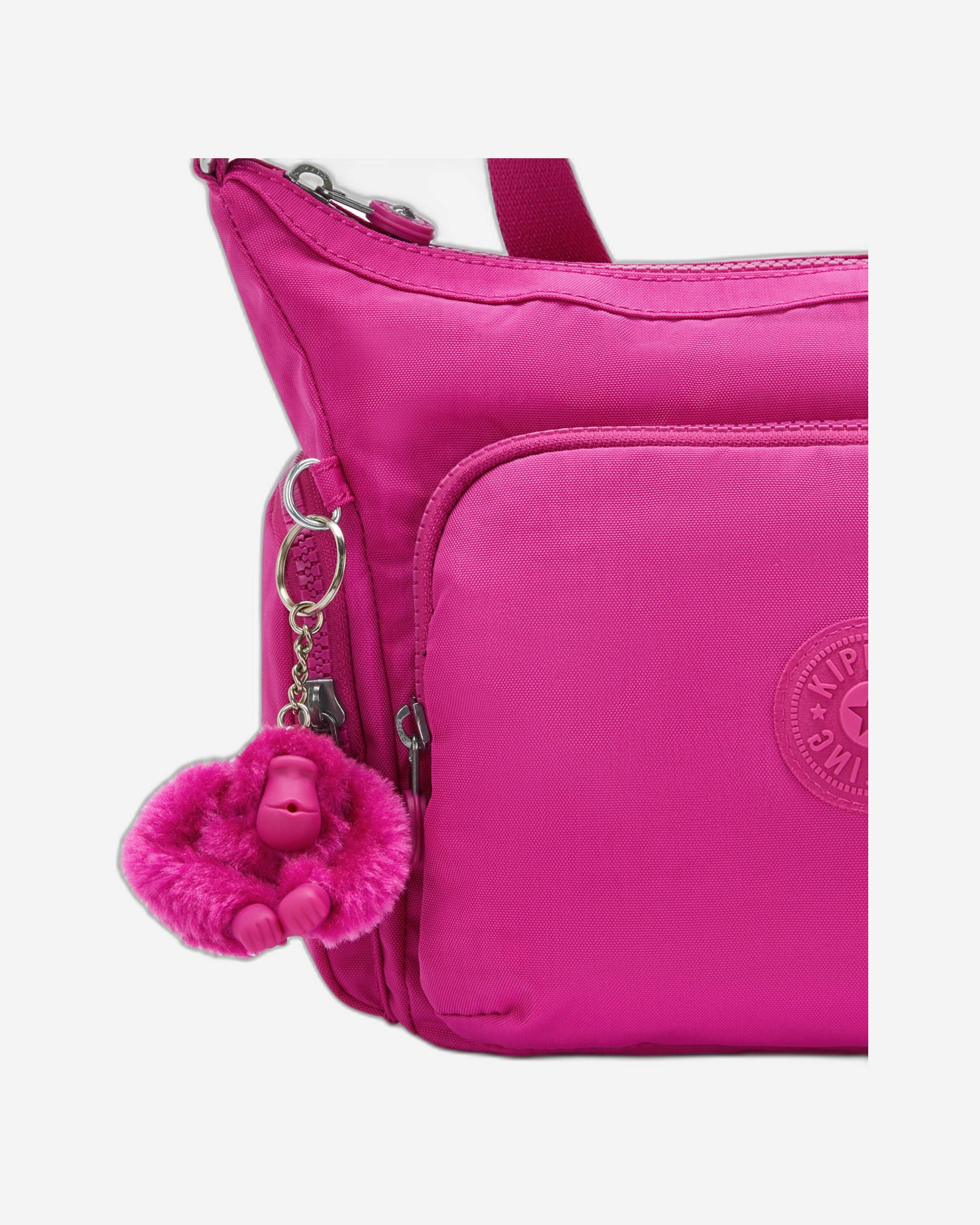 Kipling Gabb S Glowing Fuchsia Crossbody Bag I4493-3KU