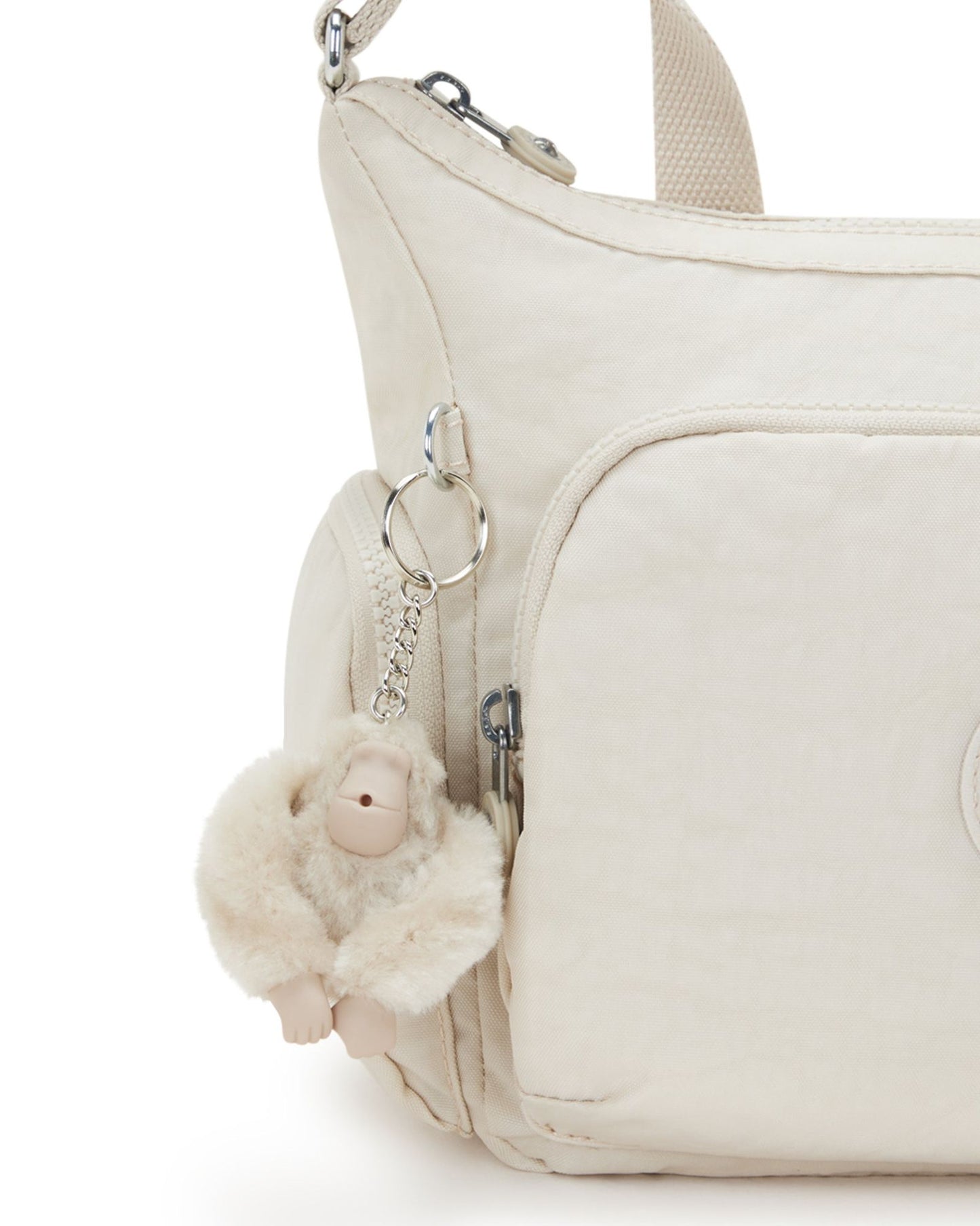 Kipling Gabb S Hideaway Beige Medium Crossbody I4493-7JR