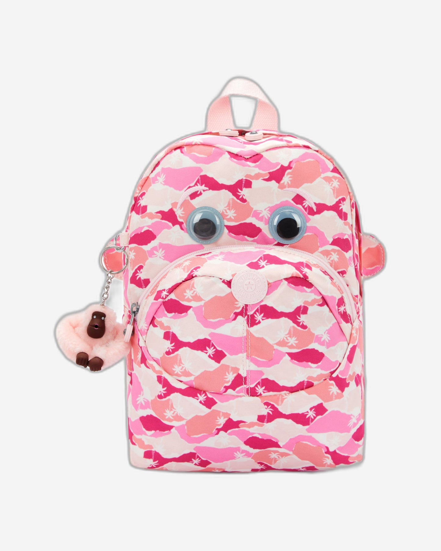 Kipling Faster Pink Palm Kids backpack I4503-1BV