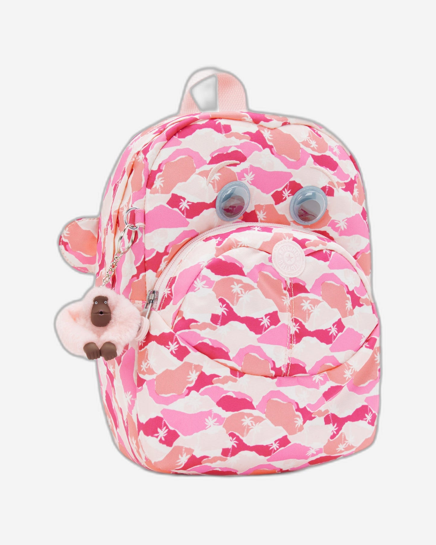 Kipling Faster Pink Palm Kids backpack I4503-1BV
