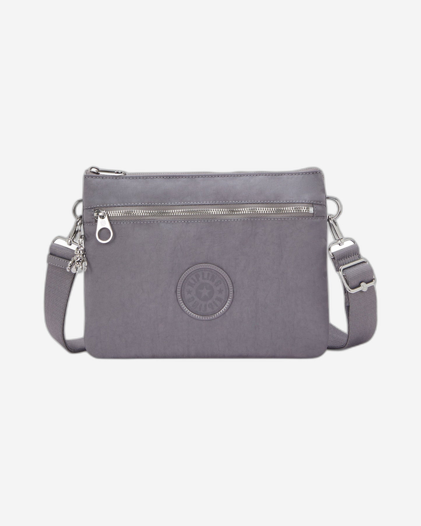 Kipling Riri L Zip Grey Spice Medium crossbody (with removable shoulderstrap) I4507-4GV