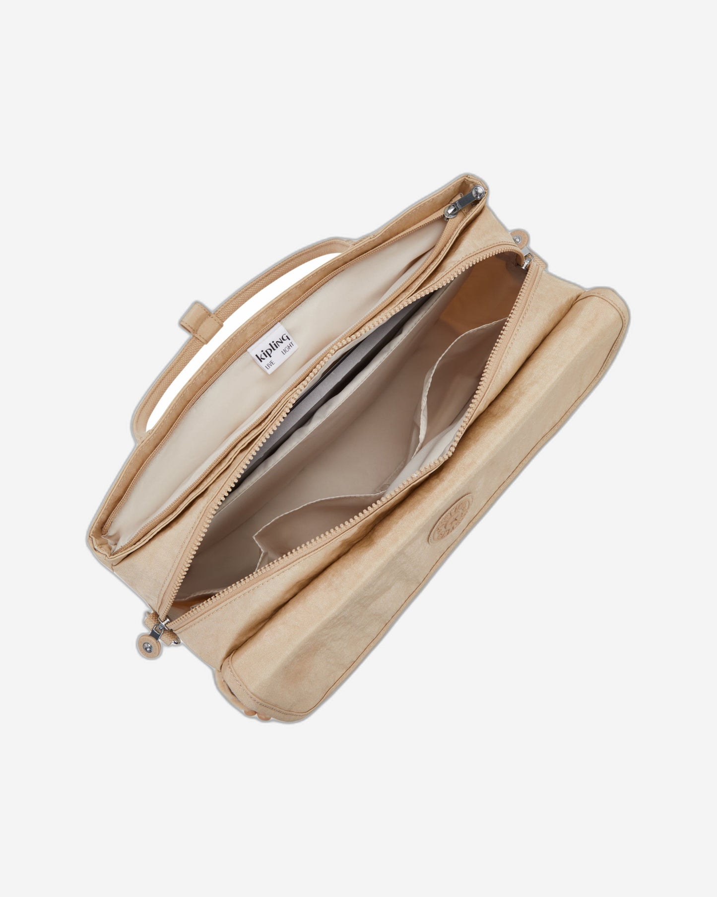 Kipling Superworker S Sparkled Beige Small working bag (with removable shoulderstrap) I4555-5DV