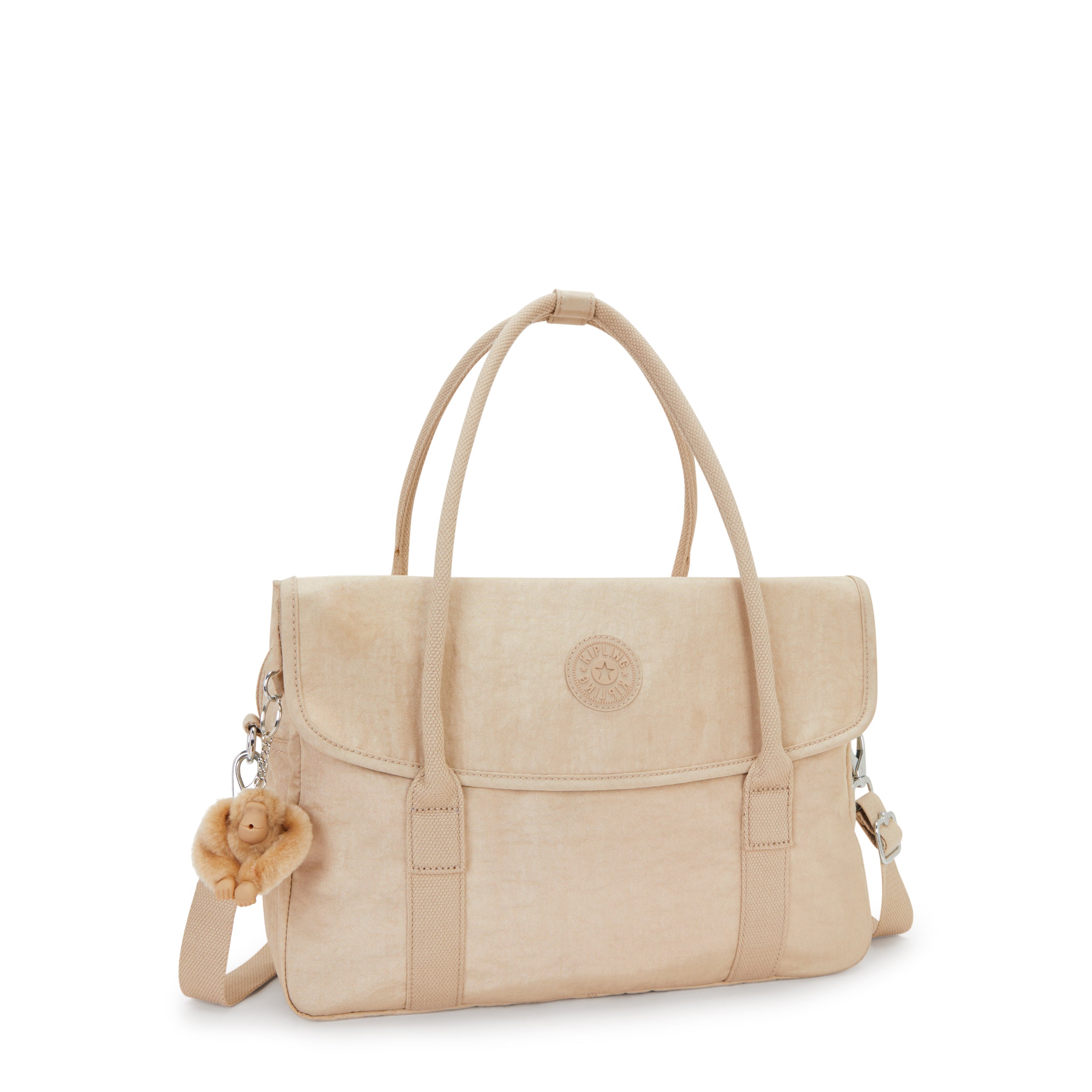 Kipling Superworker S Sparkled Beige Small working bag (with removable shoulderstrap) I4555-5DV