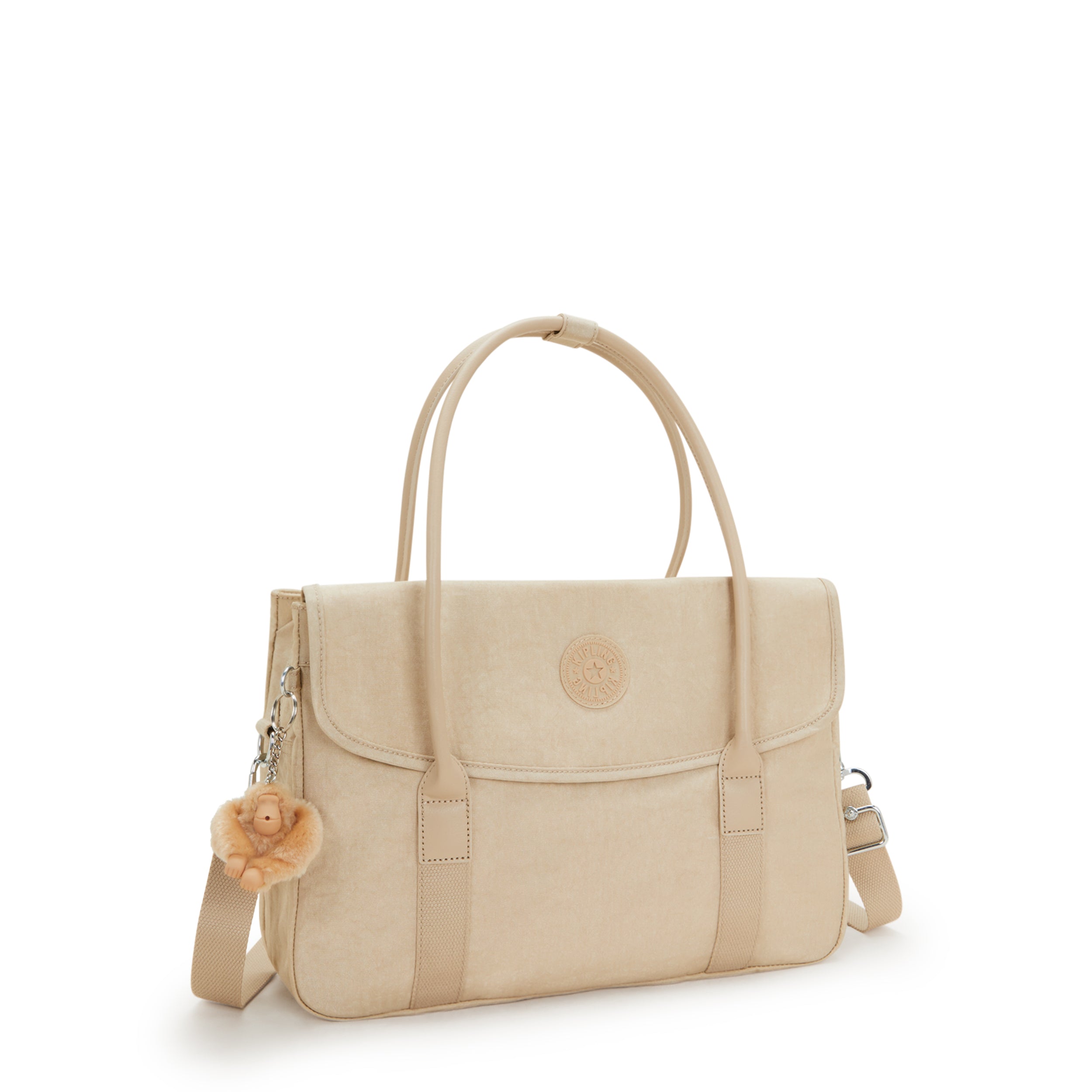 Kipling Superworker S Sparkled Beige Small working bag (with removable shoulderstrap) I4555-5DV