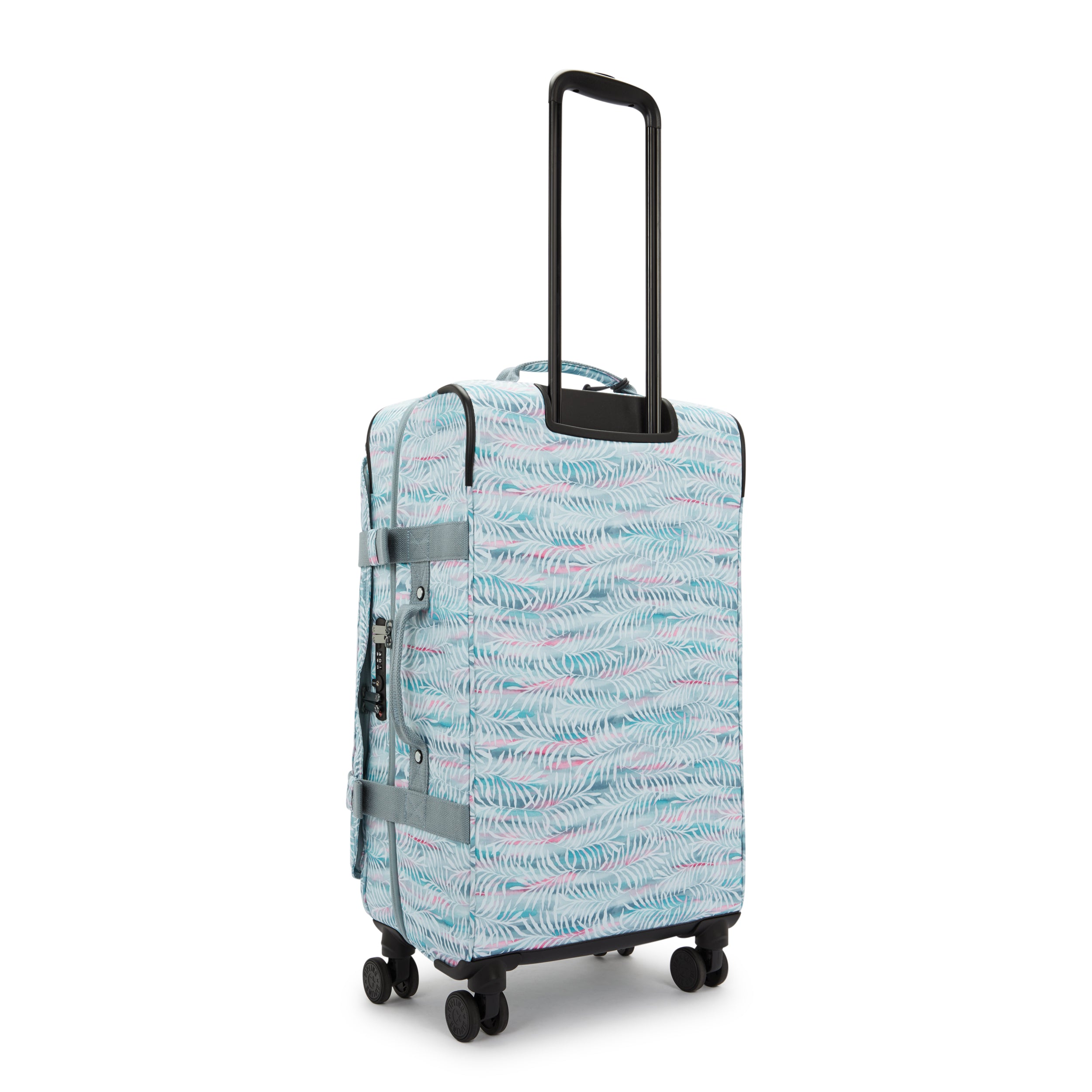 Kipling Spontaneous M Palmtree Leaves Medium Wheeled Luggage I4556-3QN