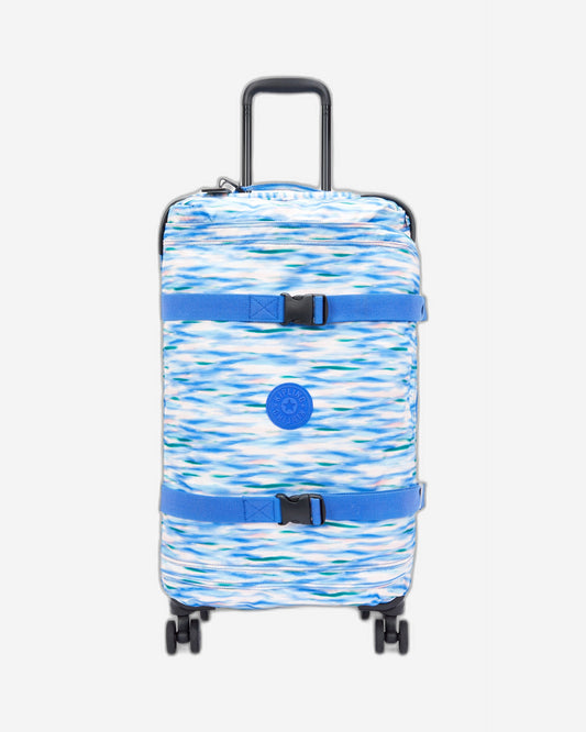 Kipling Spontaneous M Diluted Blue Medium Wheeled Luggage C2I4556-TX9