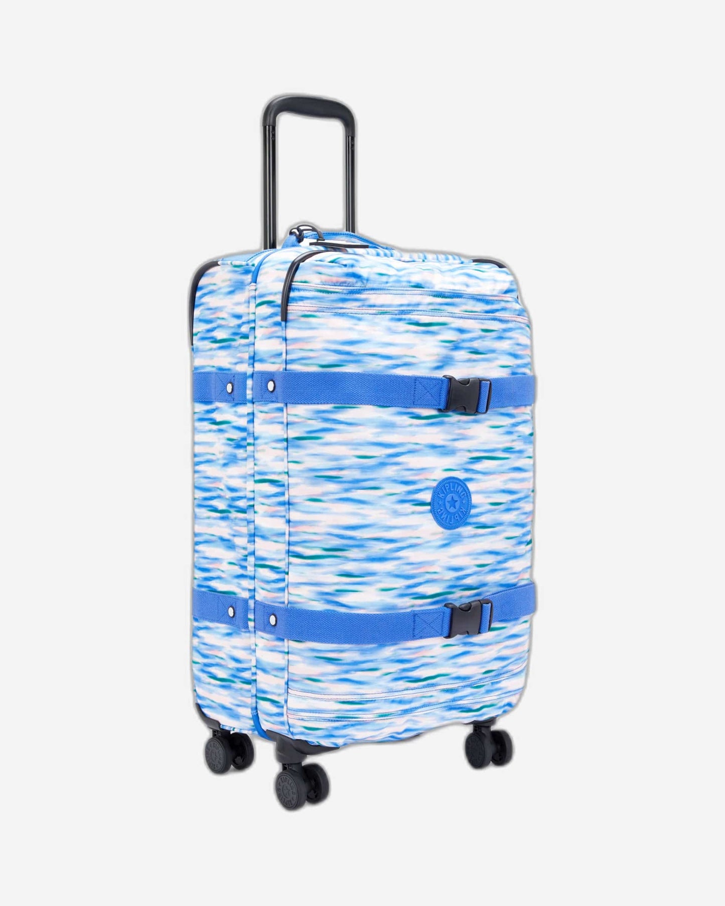 Kipling Spontaneous M Diluted Blue Medium Wheeled Luggage C2I4556-TX9
