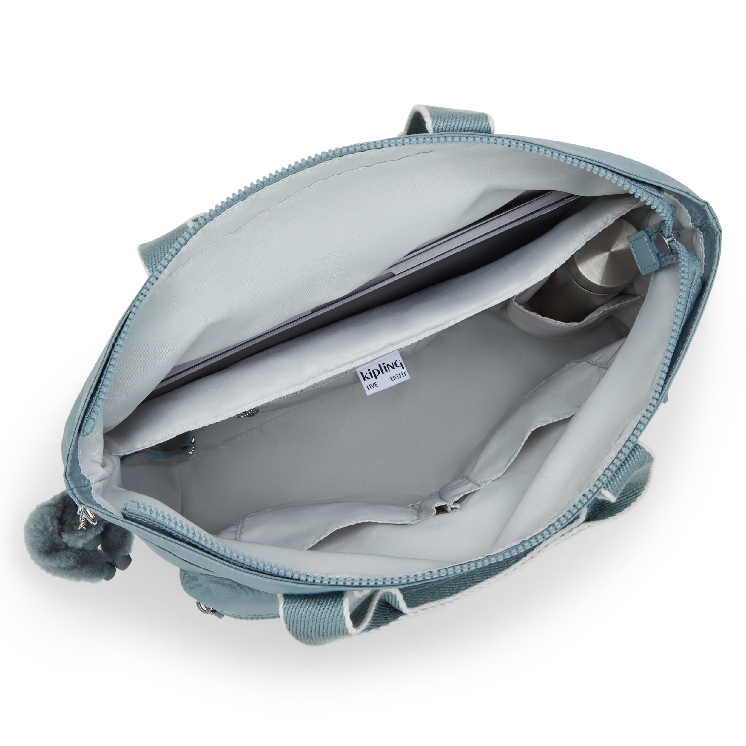 Kipling India Relaxed Grey Large Tote I4609-3NL