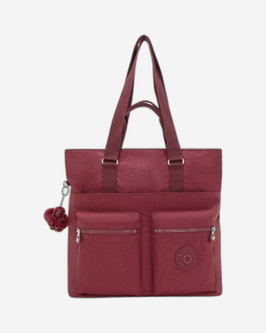 Kipling India Lounge Wine Large tote I4609-5FW