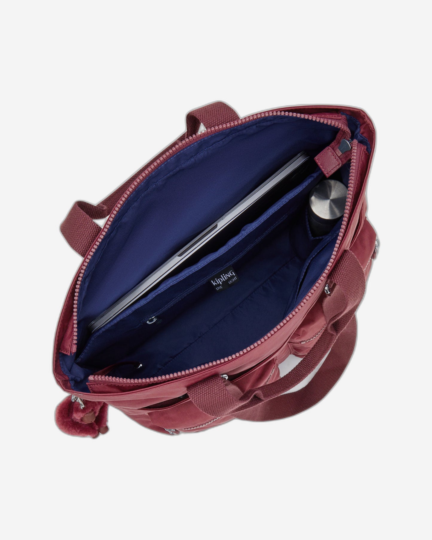 Kipling India Lounge Wine Large Tote I4609-5FW