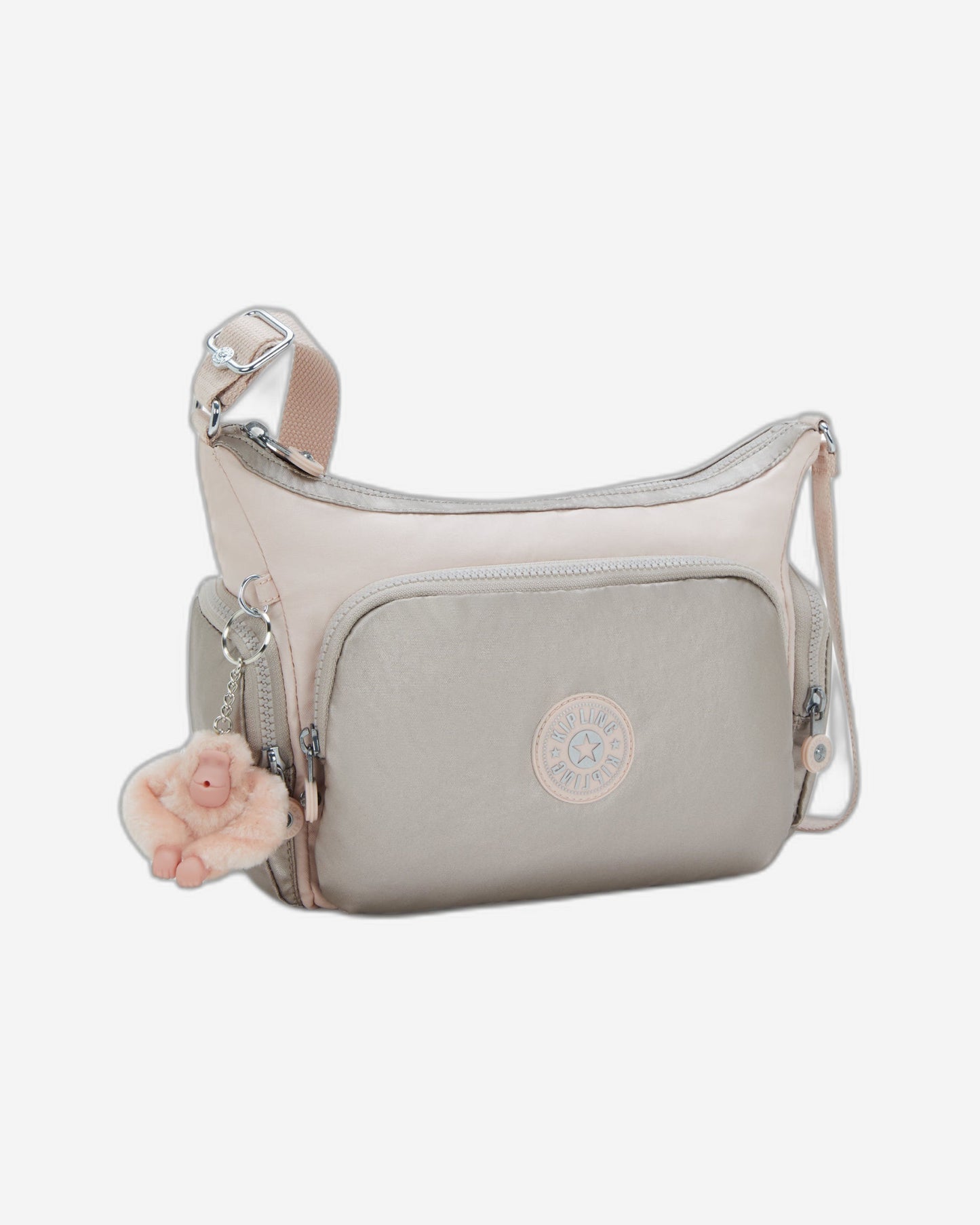 Kipling Gabb S Pink Shine Bl Medium Crossbody I4611-3EL