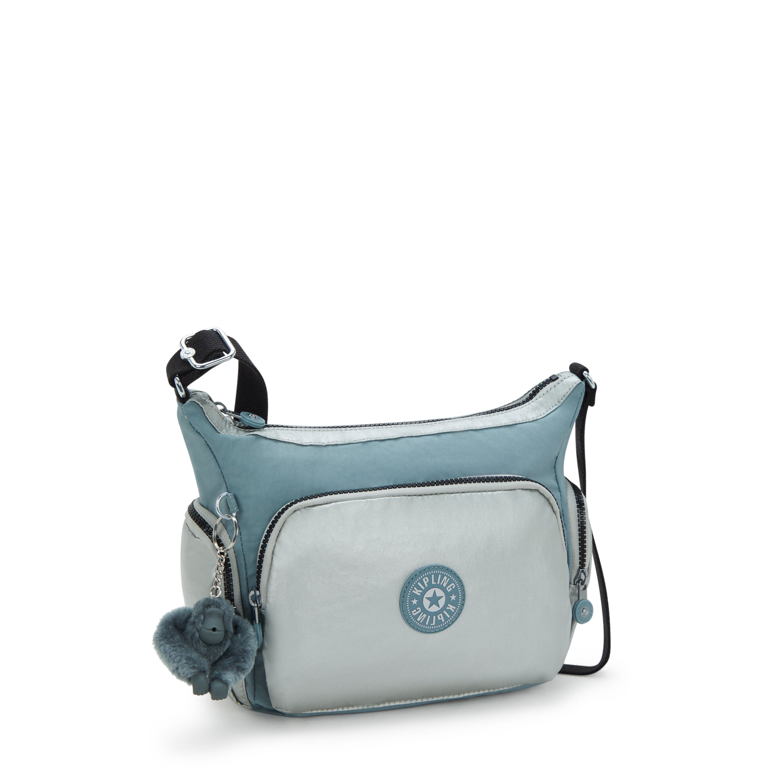 Kipling Gabb S Relaxed Grey Bl Medium Crossbody I4611-3FM