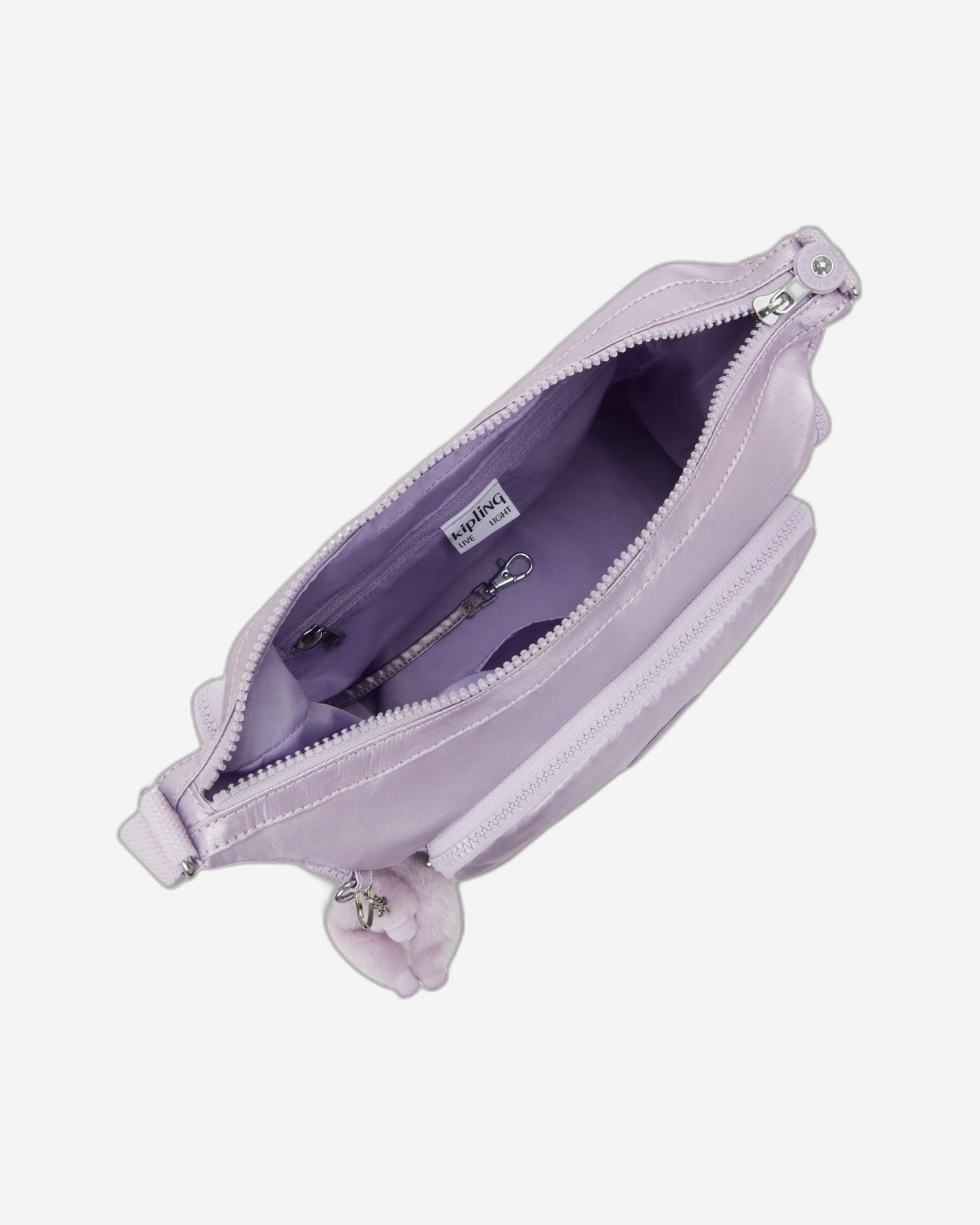 KIPLING Gabb S Lilac Moon Met Medium crossbody I4611-4HT