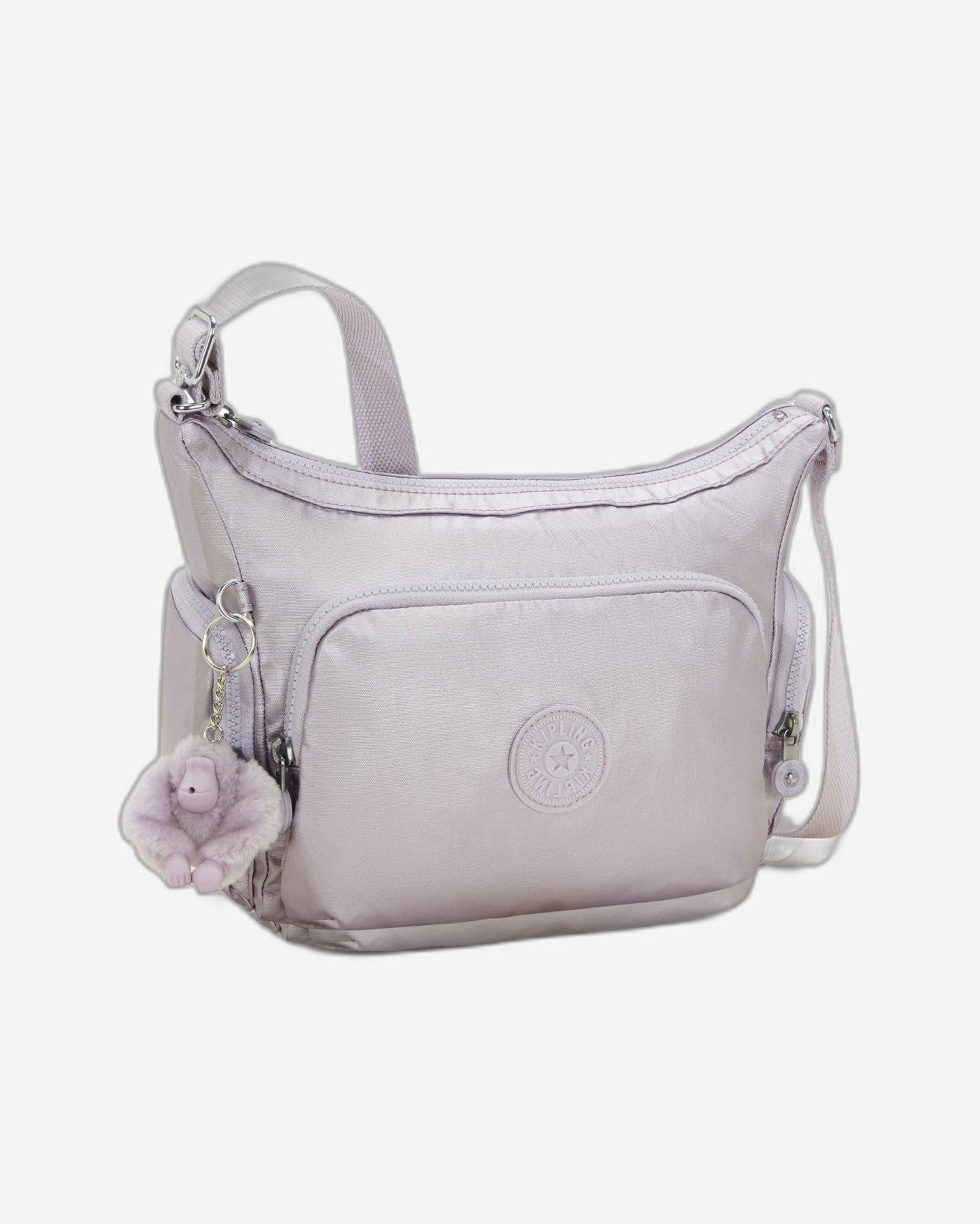 KIPLING Gabb S Lilac Moon Met Medium crossbody I4611-4HT