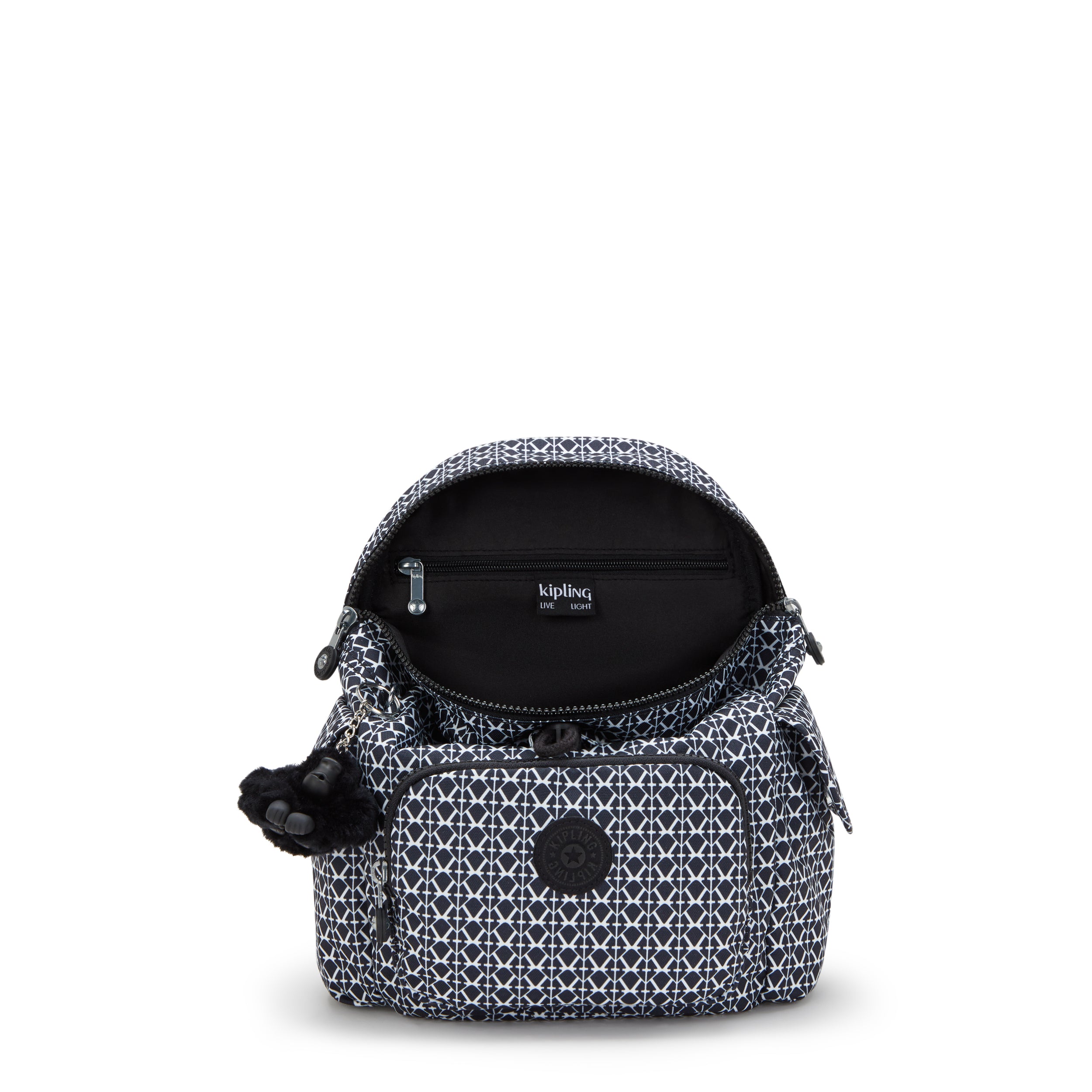 Kipling حقيبة ظهر صغيرة مطبوع عليها طبعة سيغنتشر صغيرة I4628-DD2