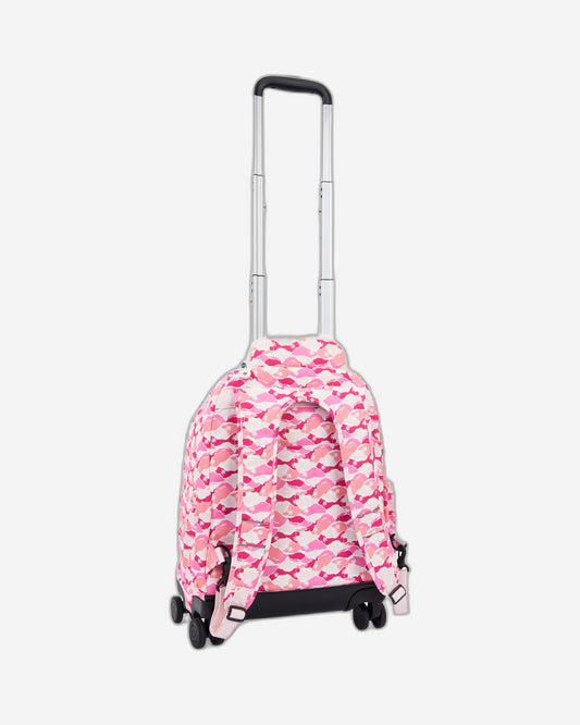 Kipling New Zea Pink Palm compartment Wheeled Bag I4674-1BV