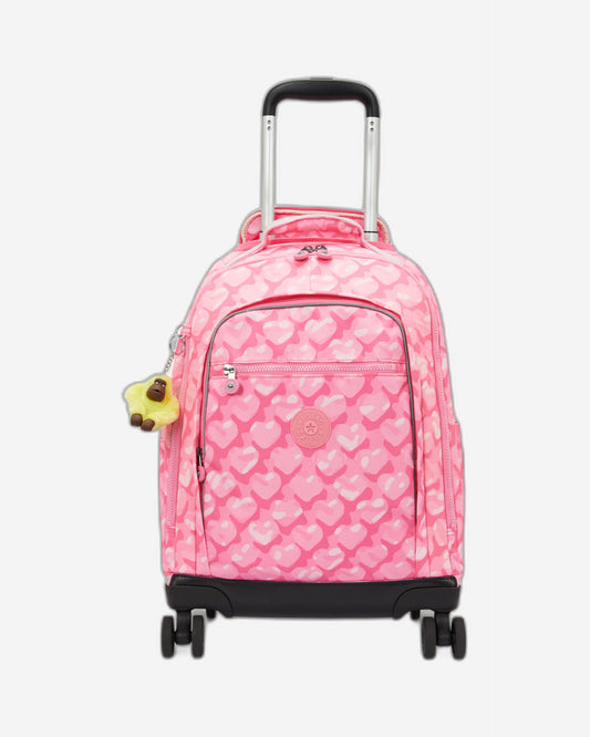 Kipling New Zea Adorable Hearts Wheeled Backpack I4674-1NB