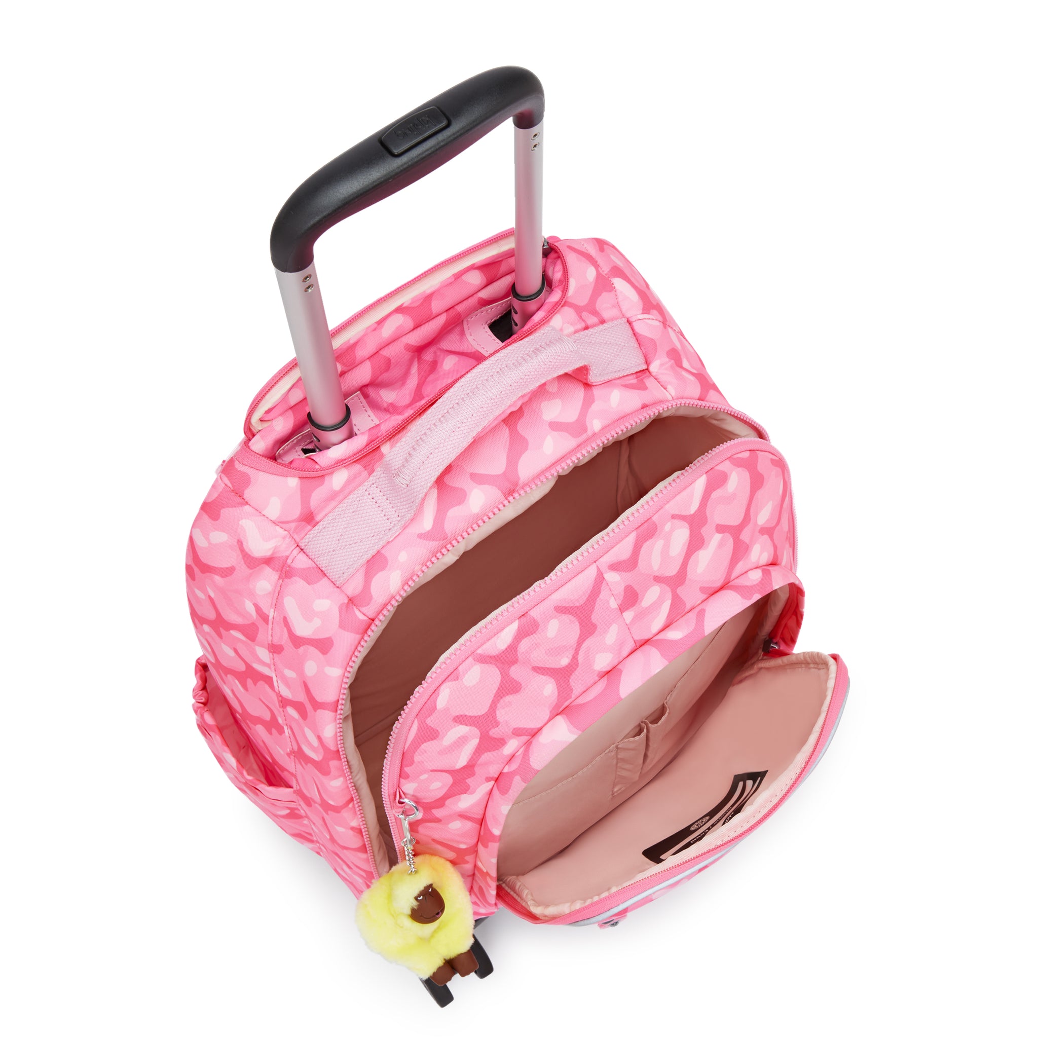 Kipling New Zea Adorable Hearts Wheeled Backpack I4674-1NB