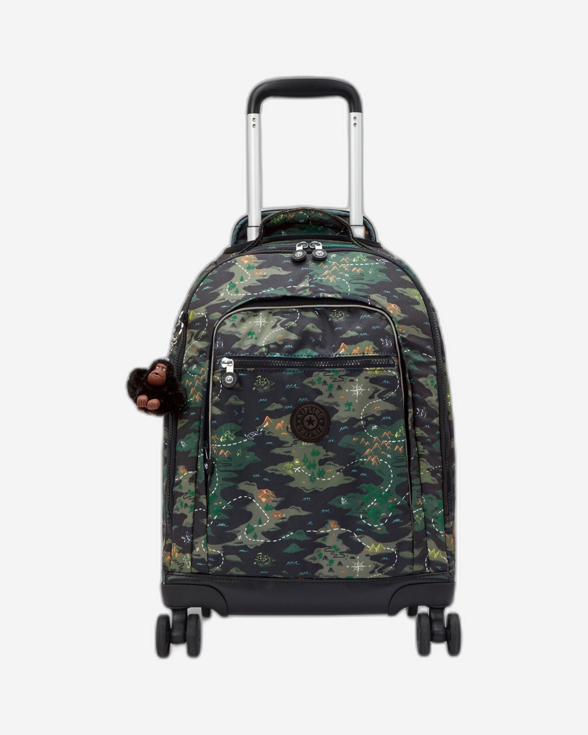 KIPLING New Zea Camo Treasure Large wheeled backpack (with laptop protection) I4674-3PB