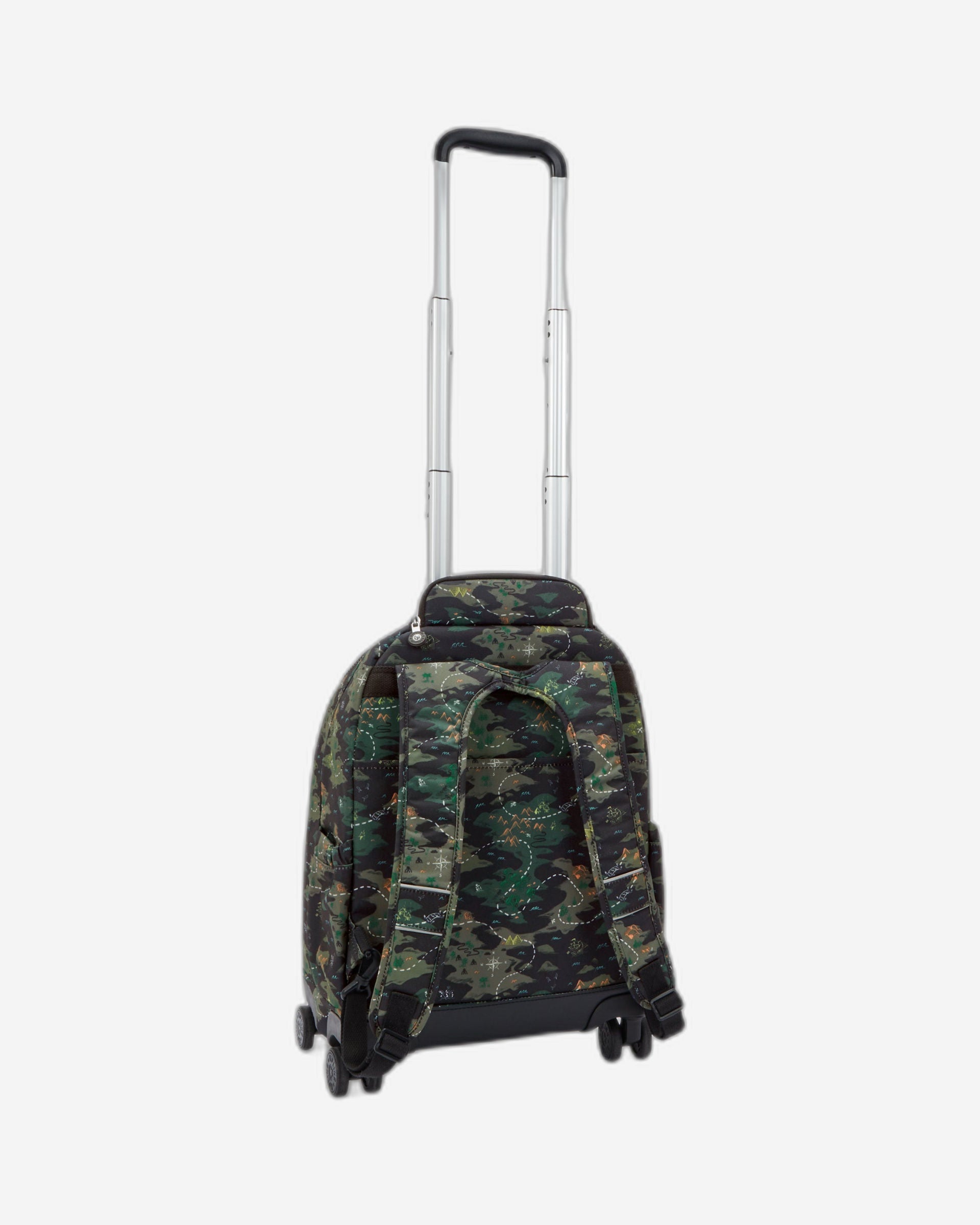 Kipling New Zea Camo Treasure Wheeled Backpack I4674-3PB