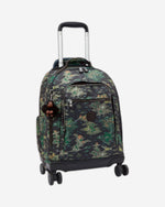 Kipling New Zea Camo Treasure Wheeled Backpack I4674-3PB