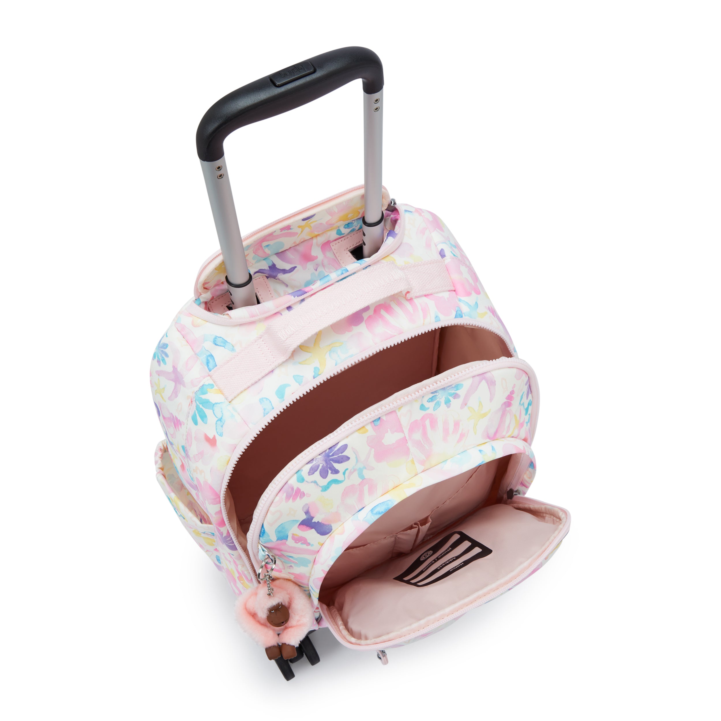 Kipling New Zea Aqua Sea Large wheeled backpack with laptop compartment I4674-4ES