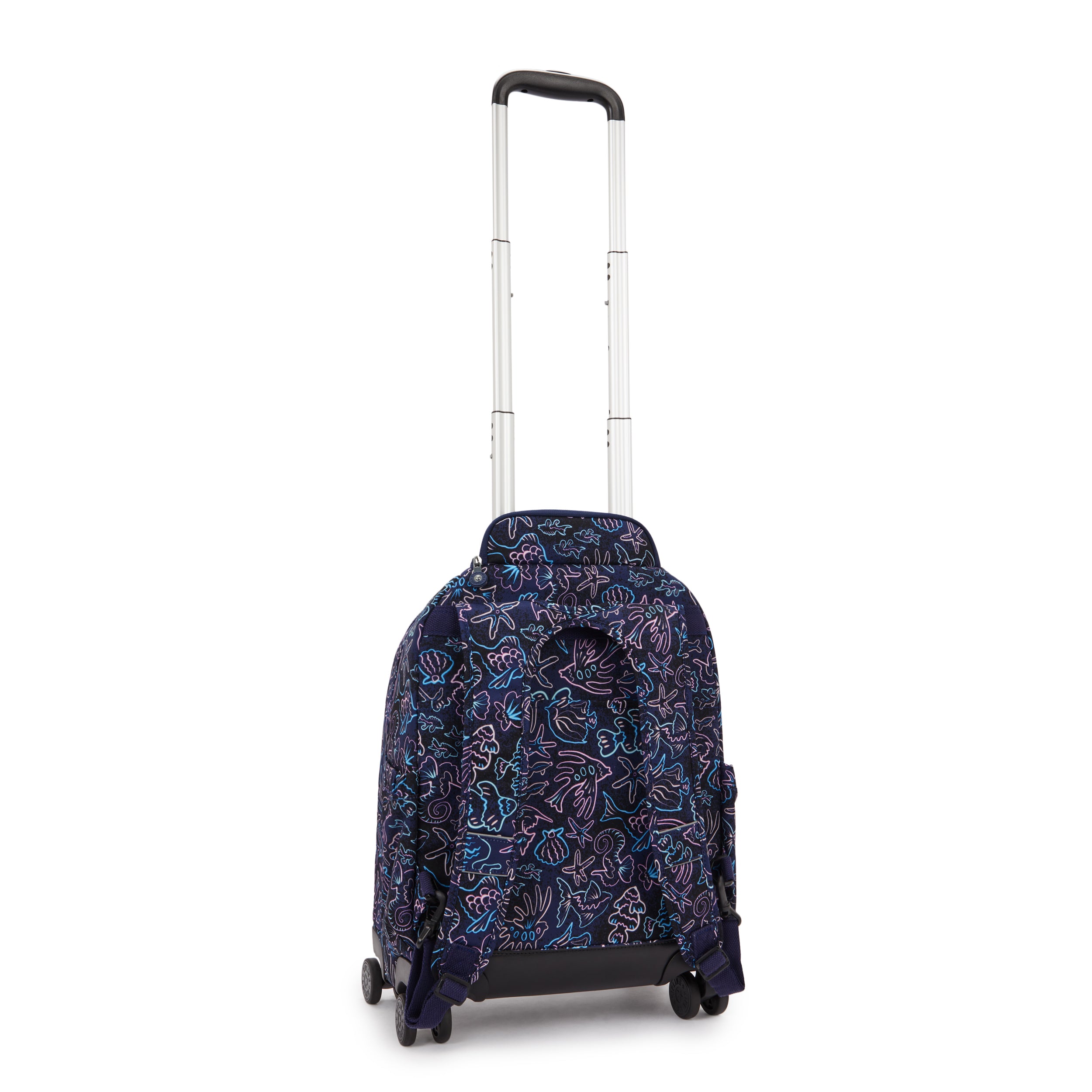 Kipling New Zea Disco Fish Large wheeled backpack with laptop compartment I4674-4FK