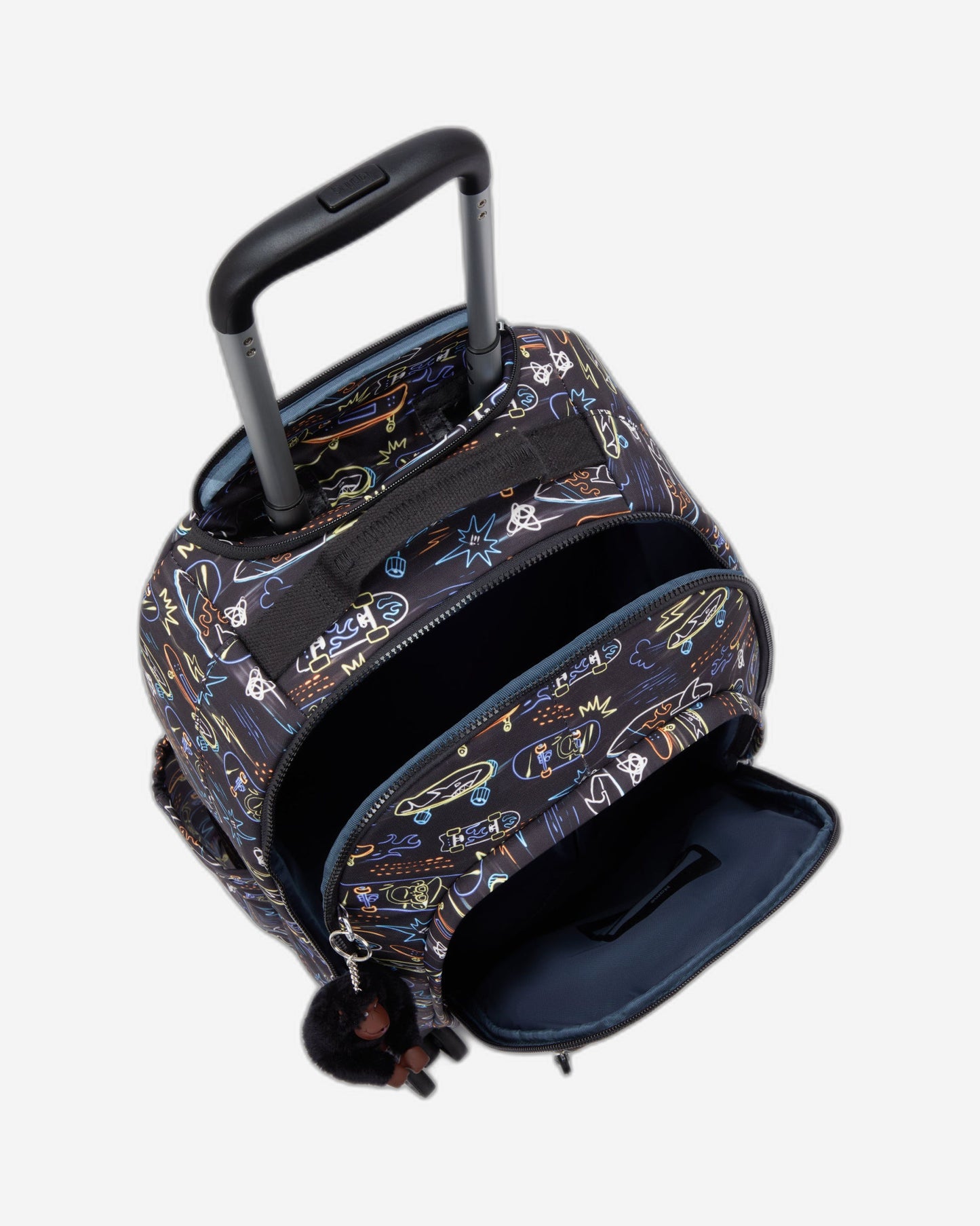 Kipling New Zea Neon Skate compartment Wheeled Bag I4674-71M