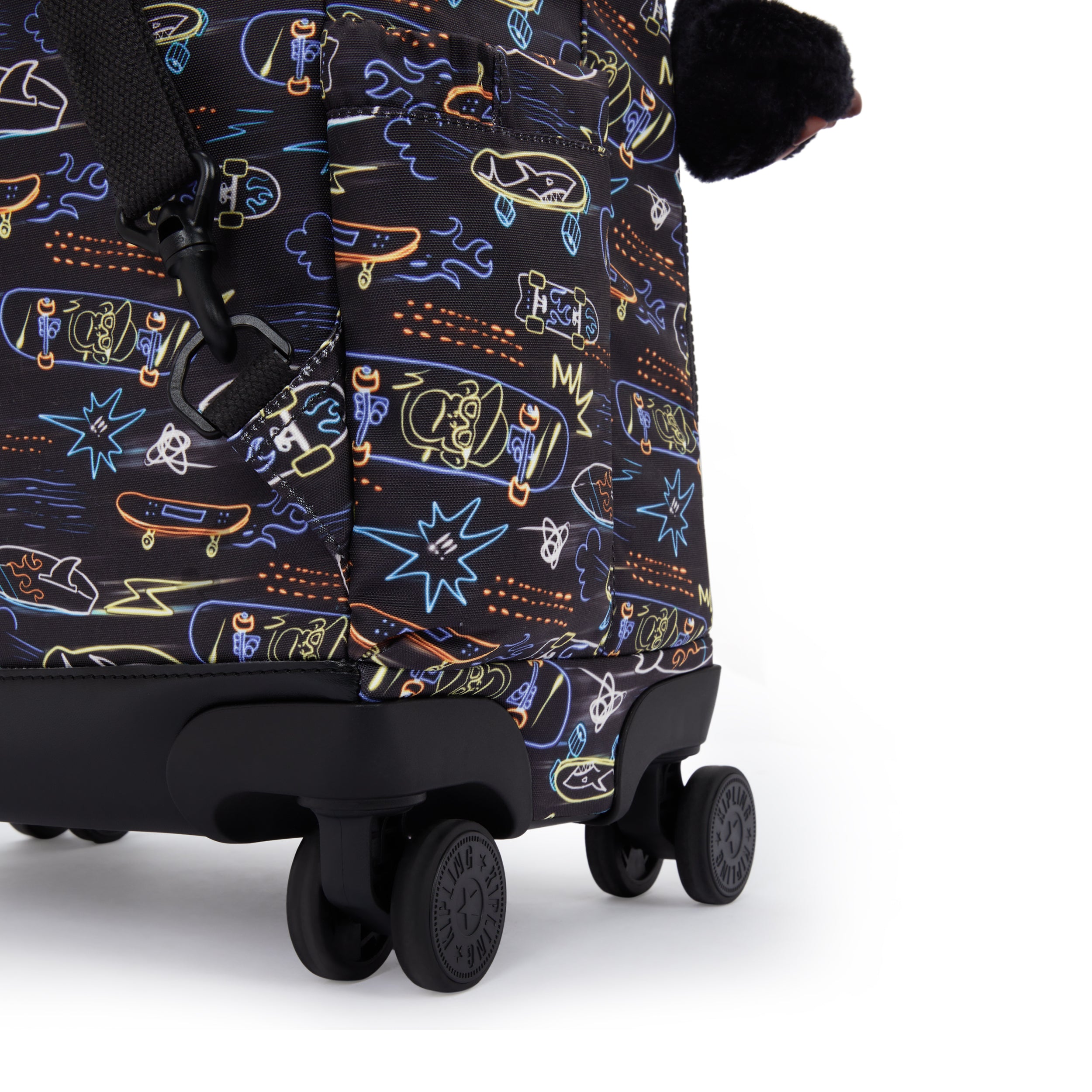 Kipling New Zea Neon Skate Large wheeled backpack with laptop compartment I4674-71M