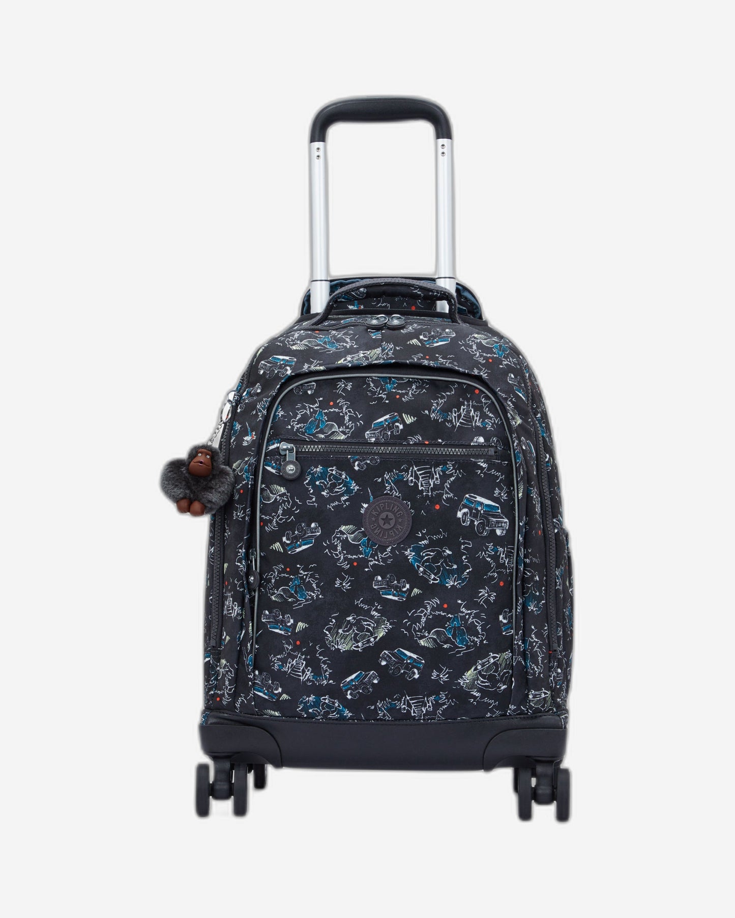 Kipling New Zea Jungle Fun Race Large Wheeled Backpack C2I4674-TJ3
