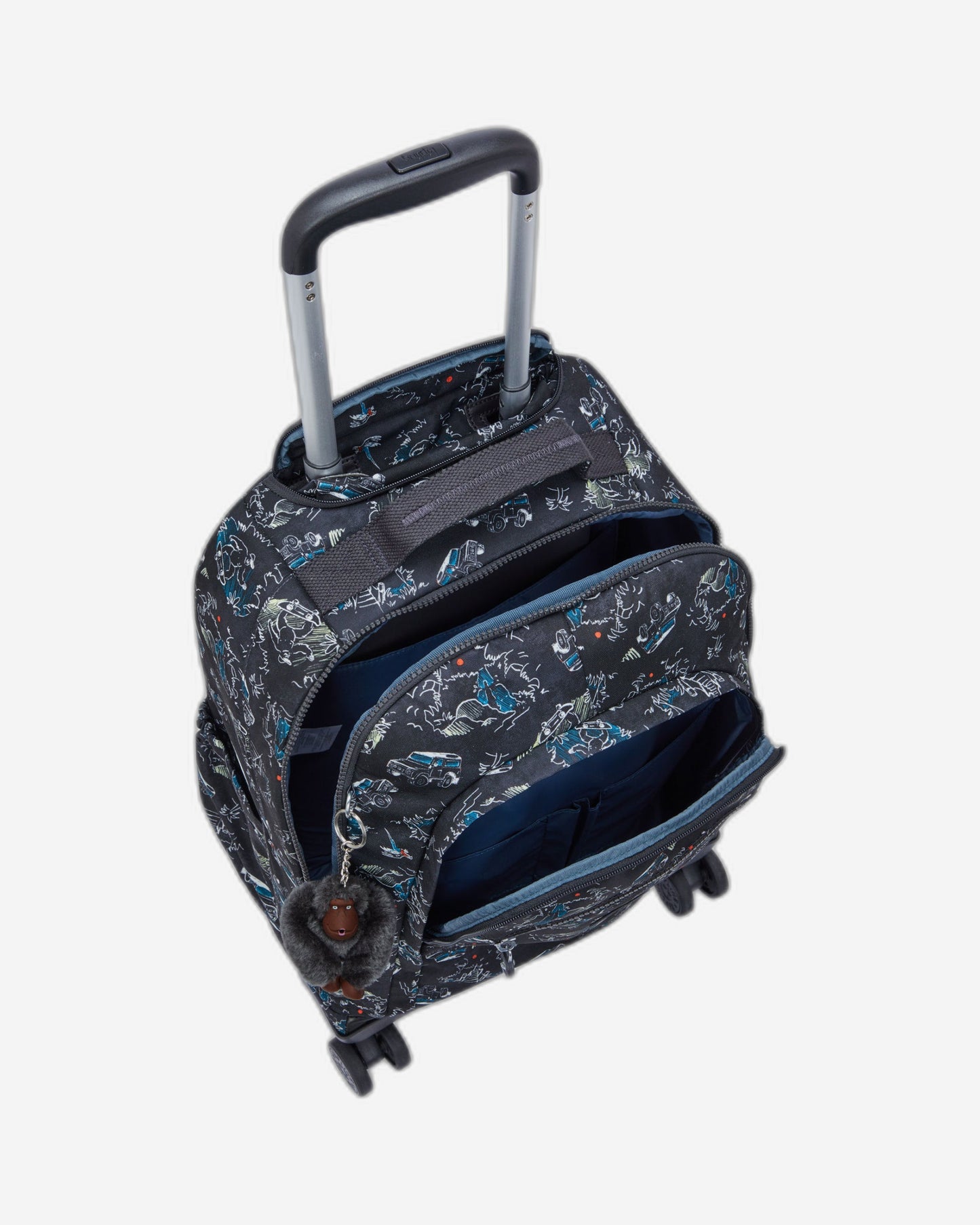 Kipling New Zea Jungle Fun Race Large Wheeled Backpack C2I4674-TJ3