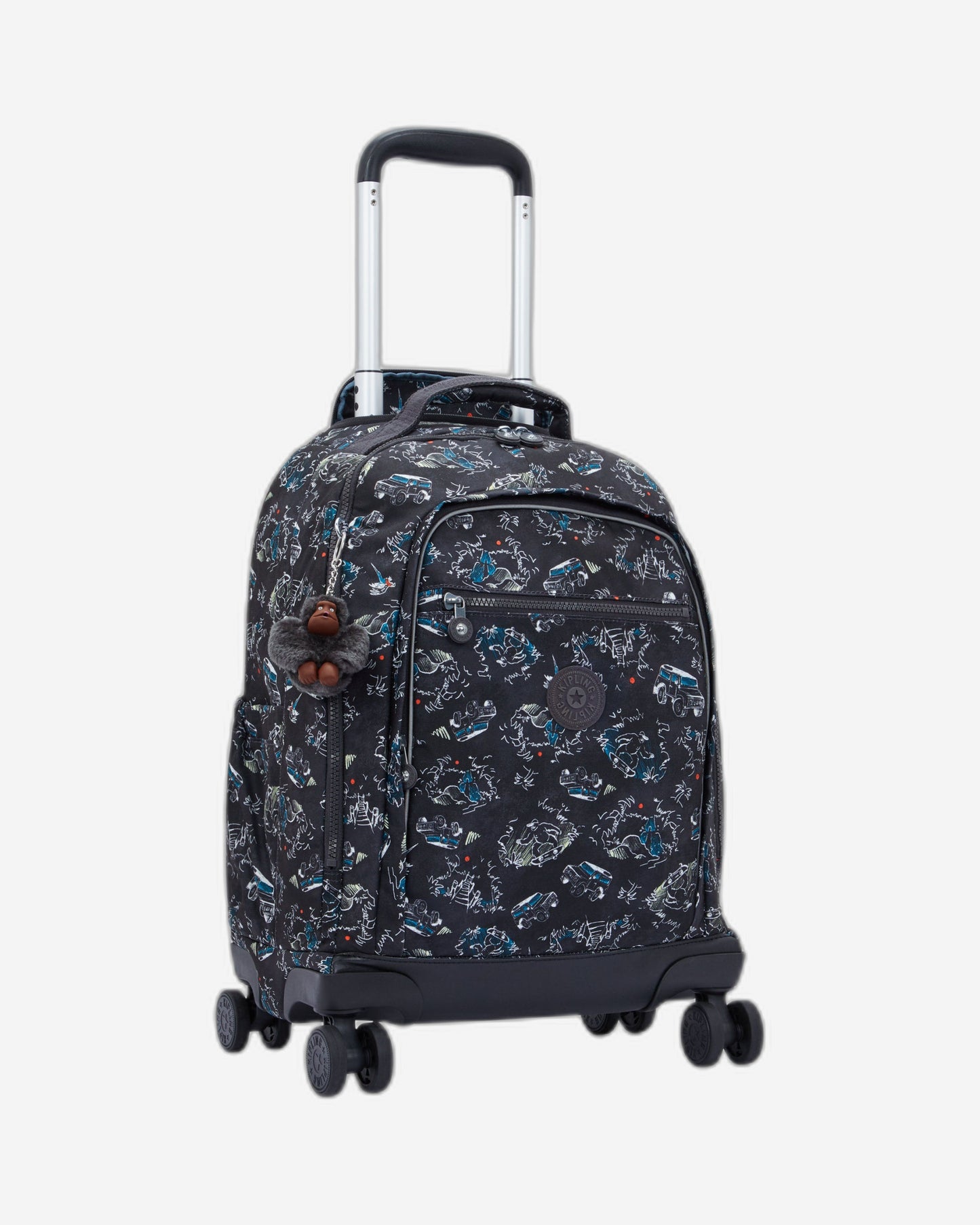 Kipling New Zea Jungle Fun Race Large Wheeled Backpack C2I4674-TJ3