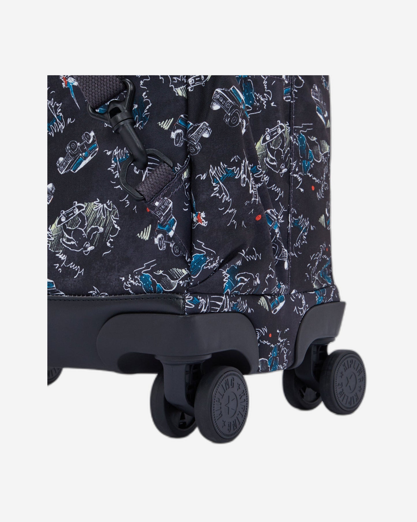 Kipling New Zea Jungle Fun Race Large Wheeled Backpack C2I4674-TJ3