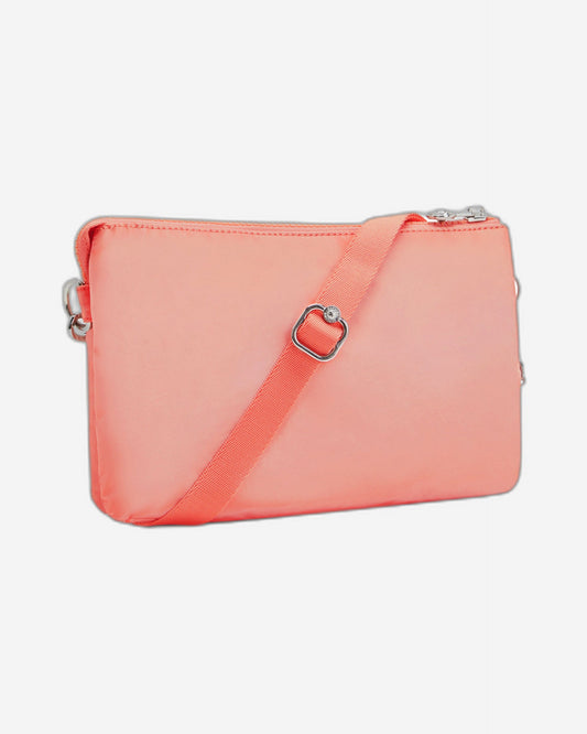 Kipling Riri Peach Glam Large Pouch with Crossbody Strap C2I4683-S7W