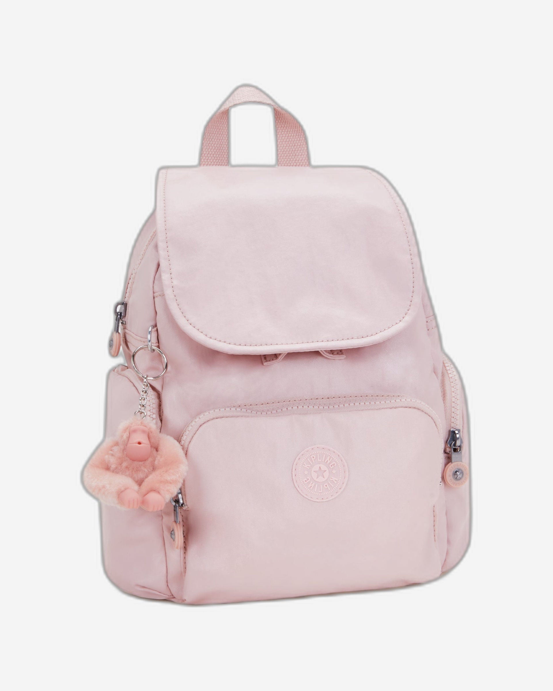 Kipling City Zip Mini Pink Shine Small Backpack I4697-3DZ