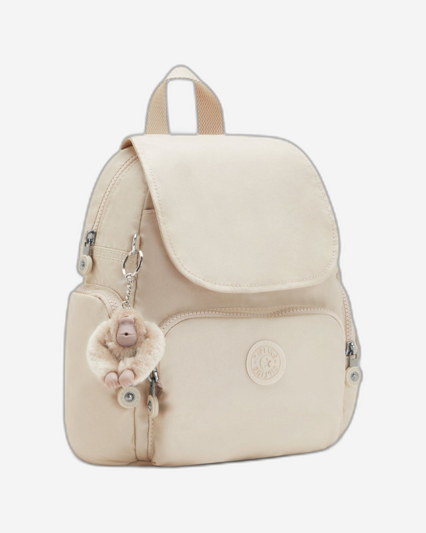 Kipling City Zip Mini Beige Pearl Mini Backpack C2I4697-3KA