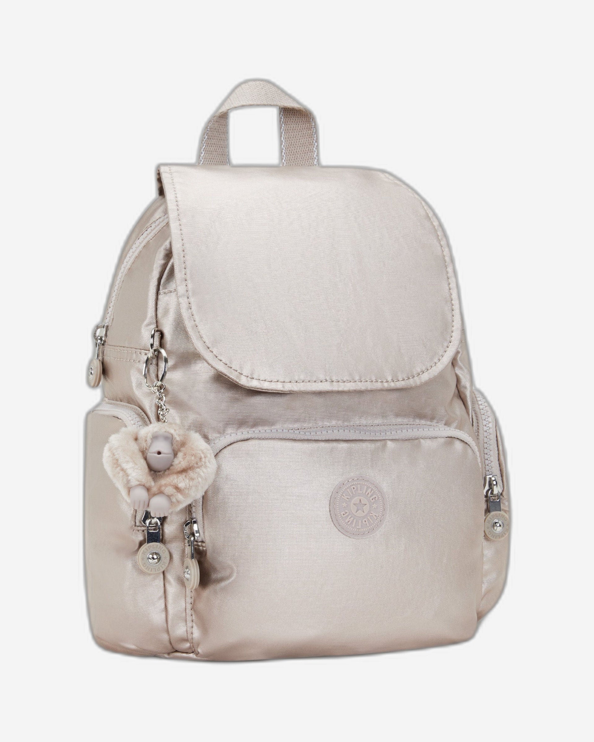 Kipling City Zip Mini Metallic Glow Backpack C2I4697-48I