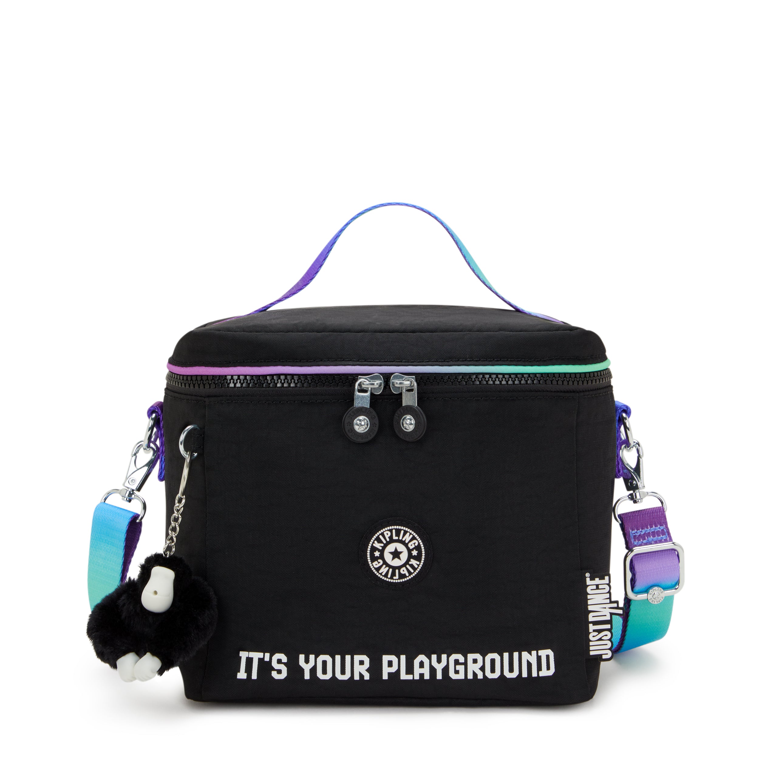 Kipling Graham Dance Black Lunchbag with removable shoulderstrap I4699-JU7
