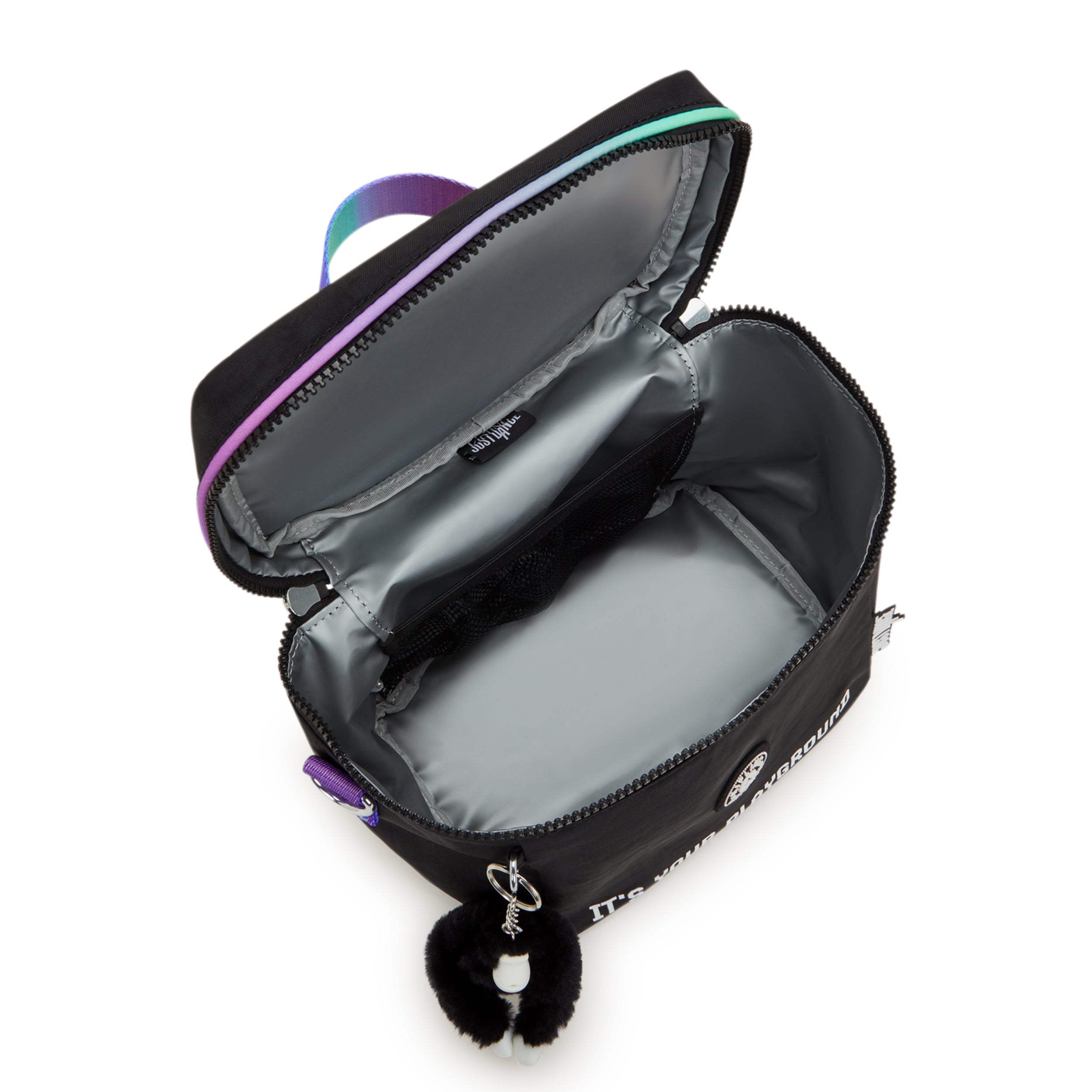 Kipling Graham Dance Black Lunchbag with removable shoulderstrap I4699-JU7