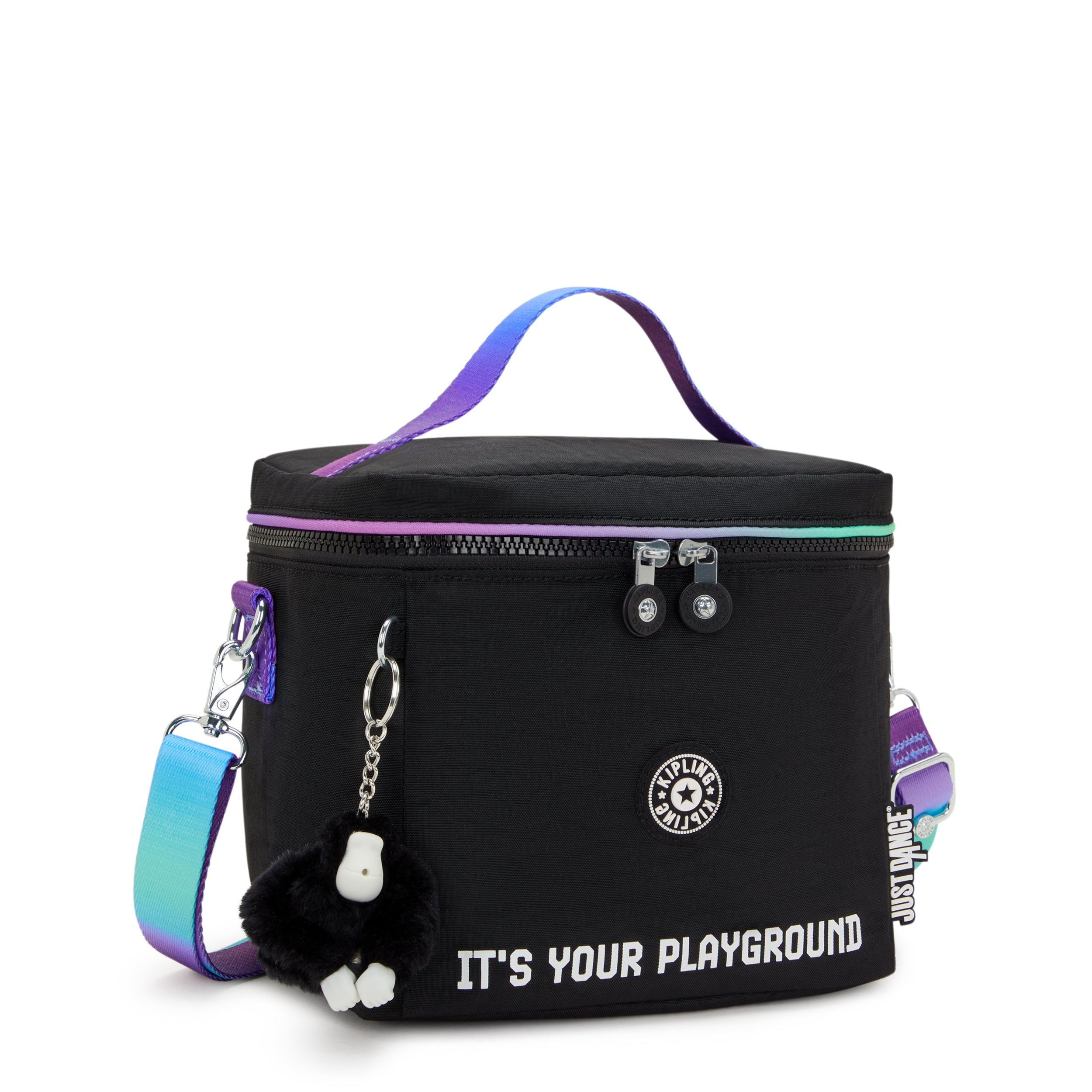 Kipling Graham Dance Black Lunchbag with removable shoulderstrap I4699-JU7