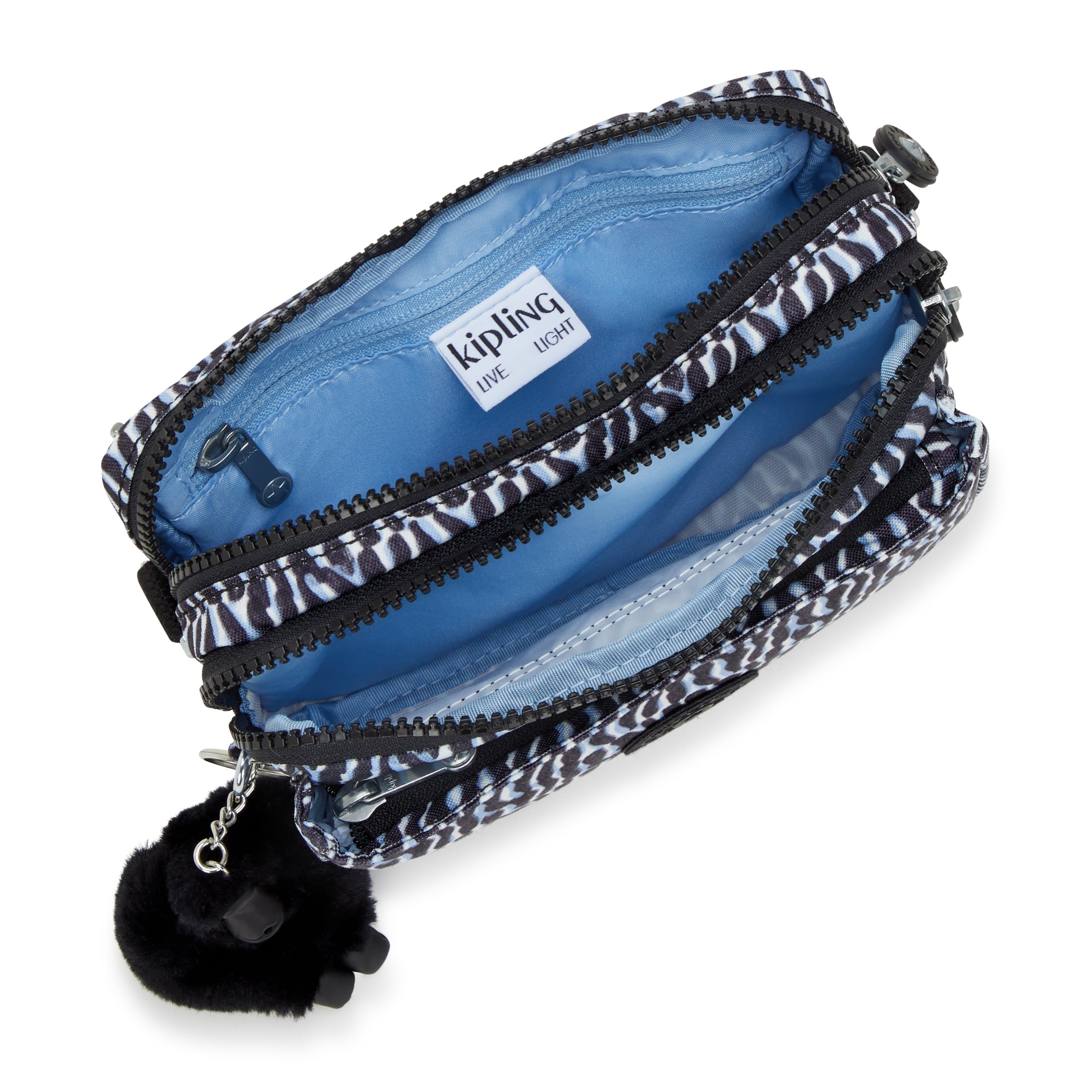 Kipling Abanu Multi Holiday Waves Convertible To WaistBag Crossbody Bag I4706-1KP